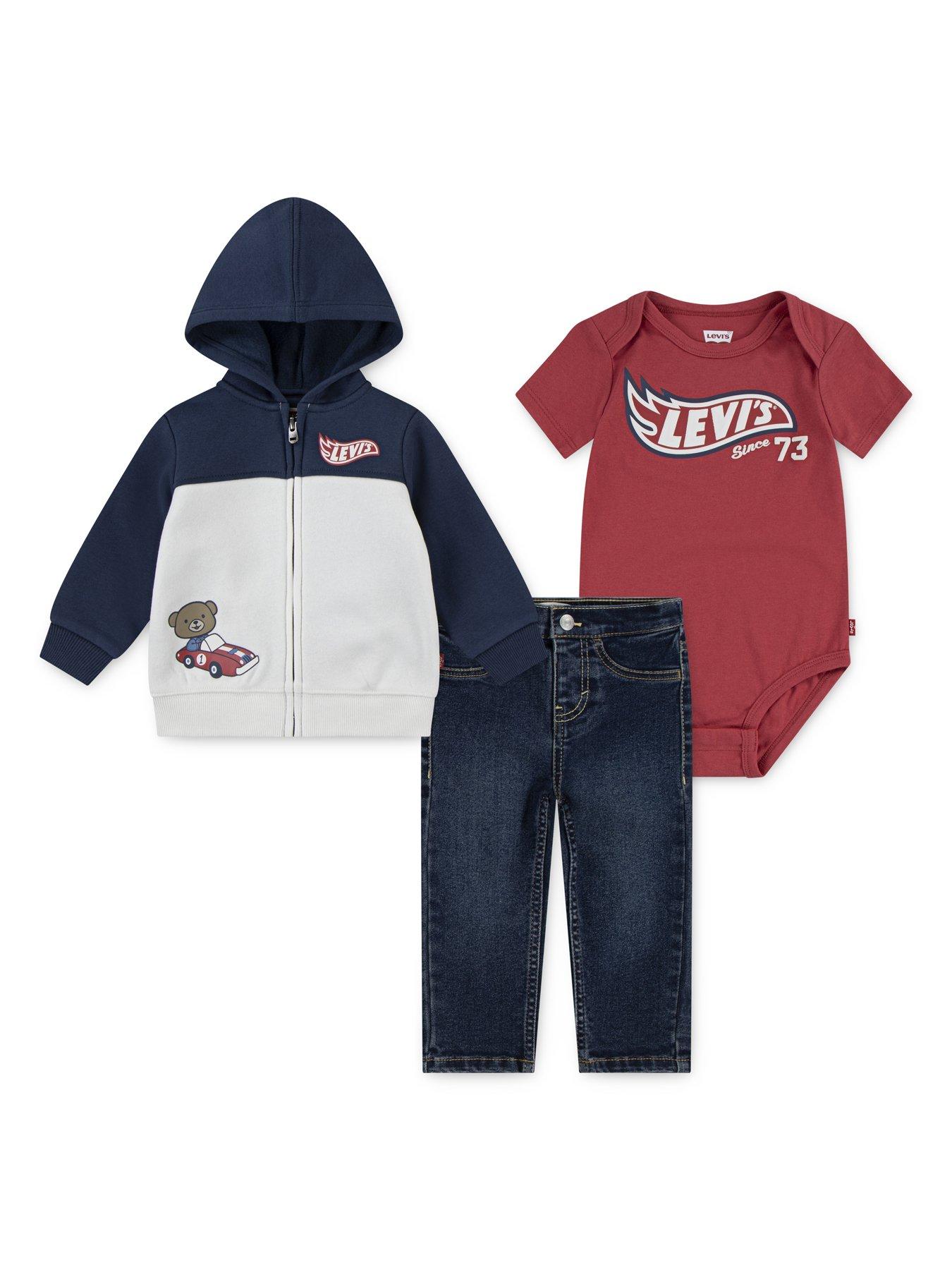 Levi's Baby Boys 3 Piece Levis And Friends Set - Multi