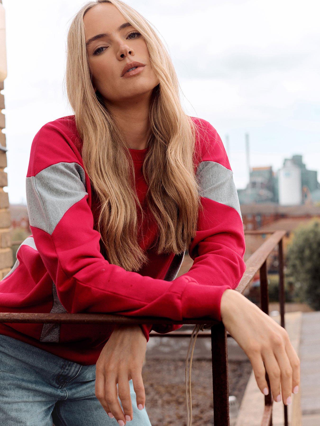 long-tall-sally-colour-block-sweatshirt-red