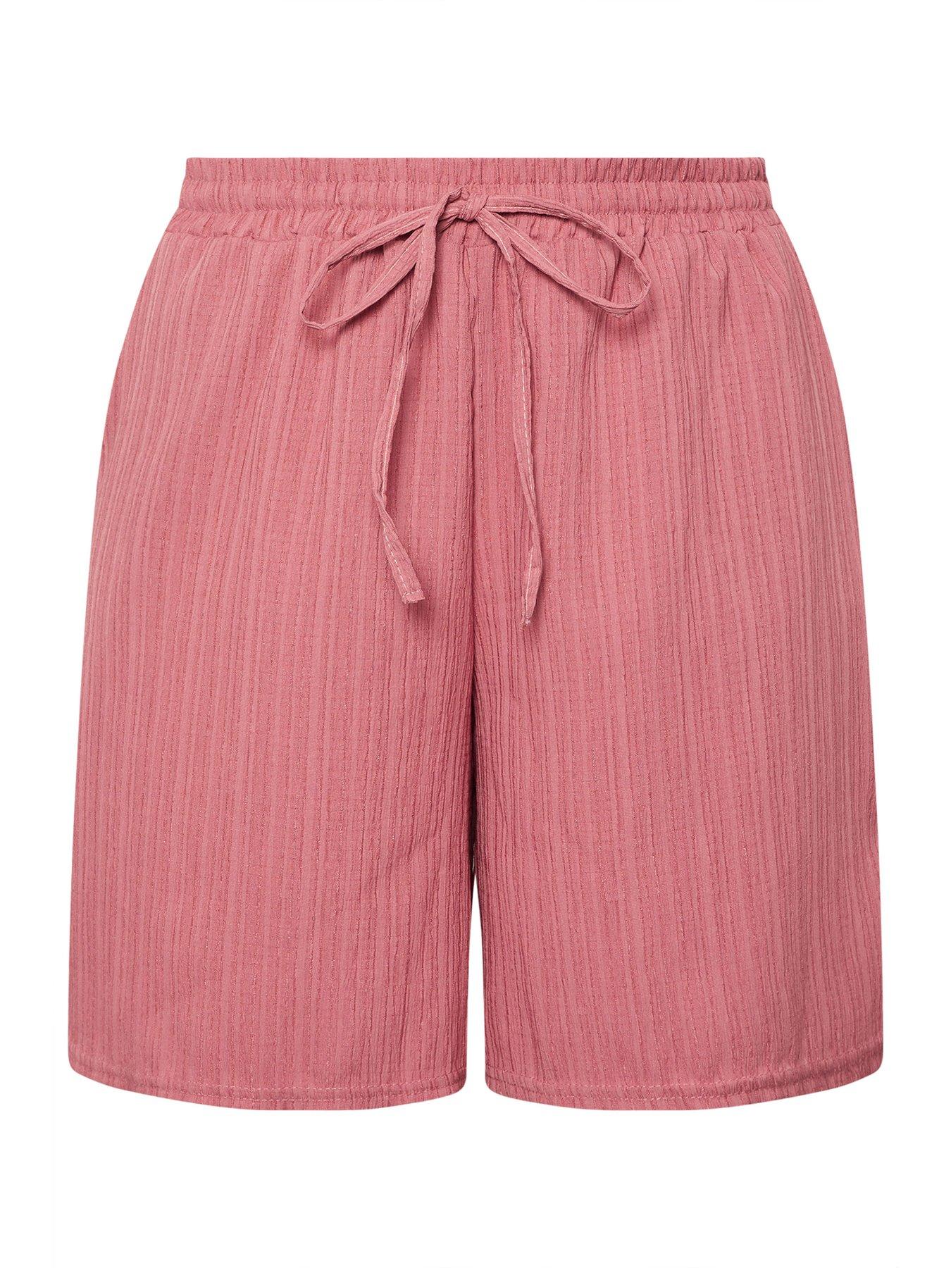 yours-curve-crinkle-shorts-pinkdetail