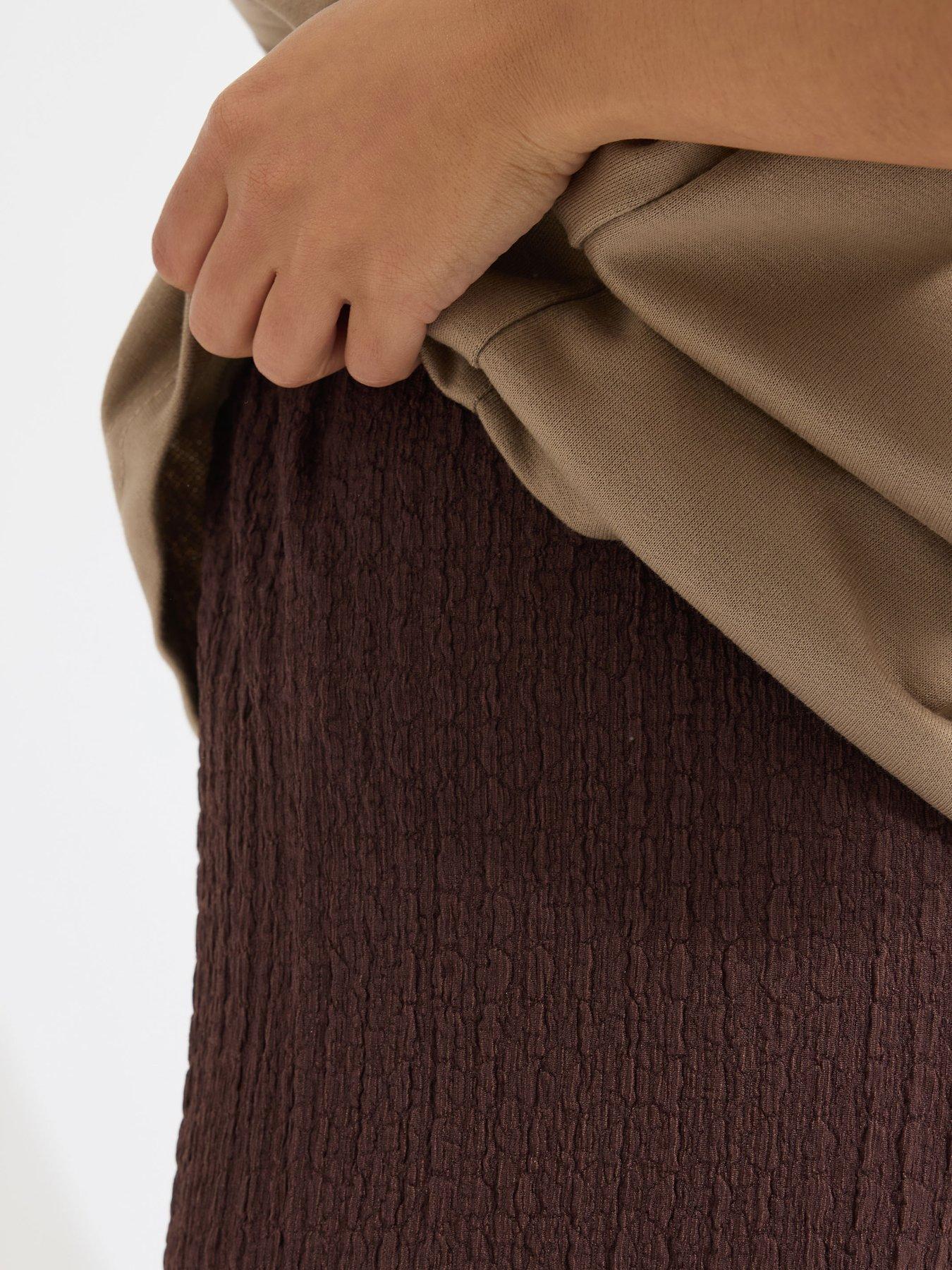 pixiegirl-petite-textured-wide-leg-trouser-brownoutfit