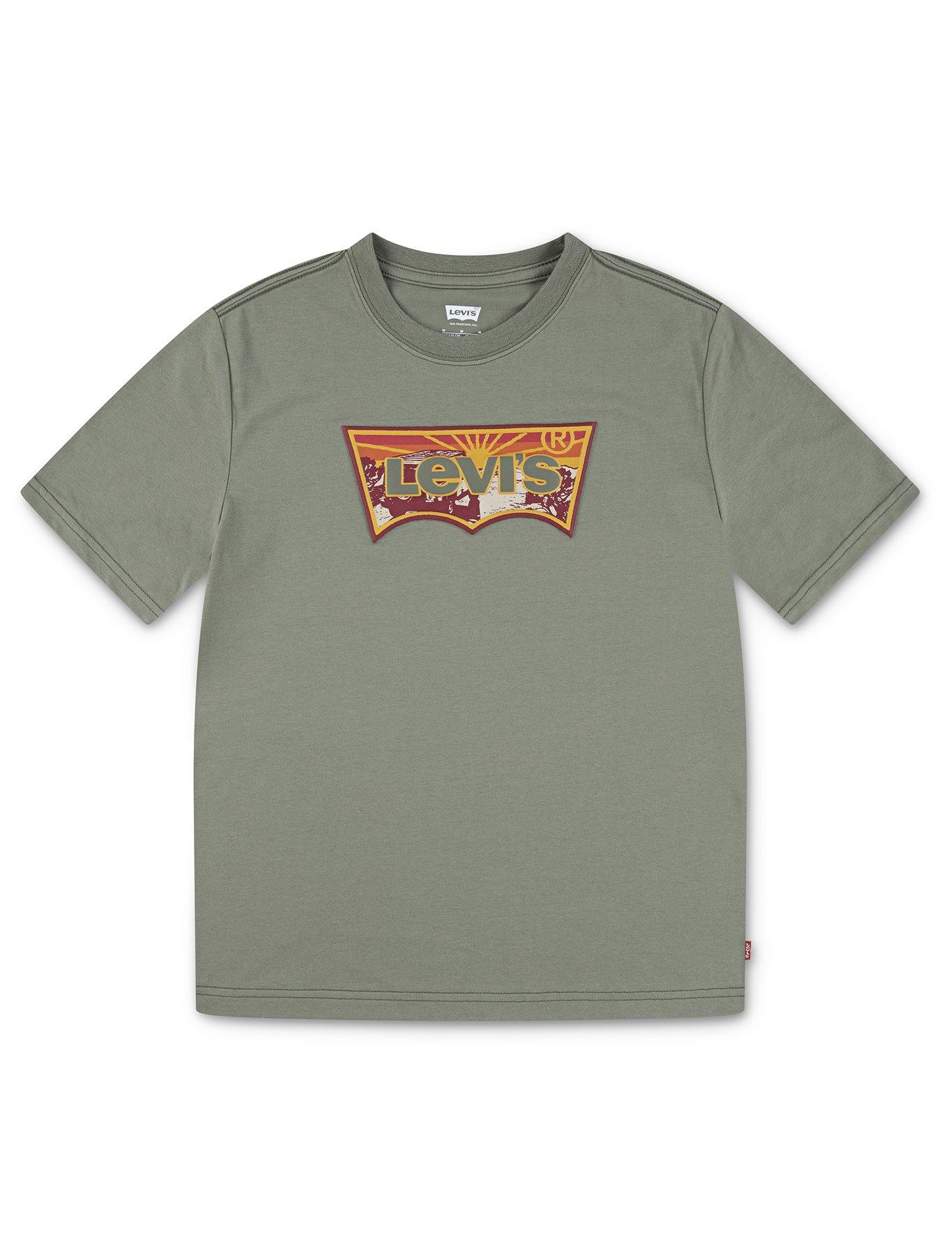 Levi's Boys Sunrise Desert Short Sleeve T-Shirt - Green