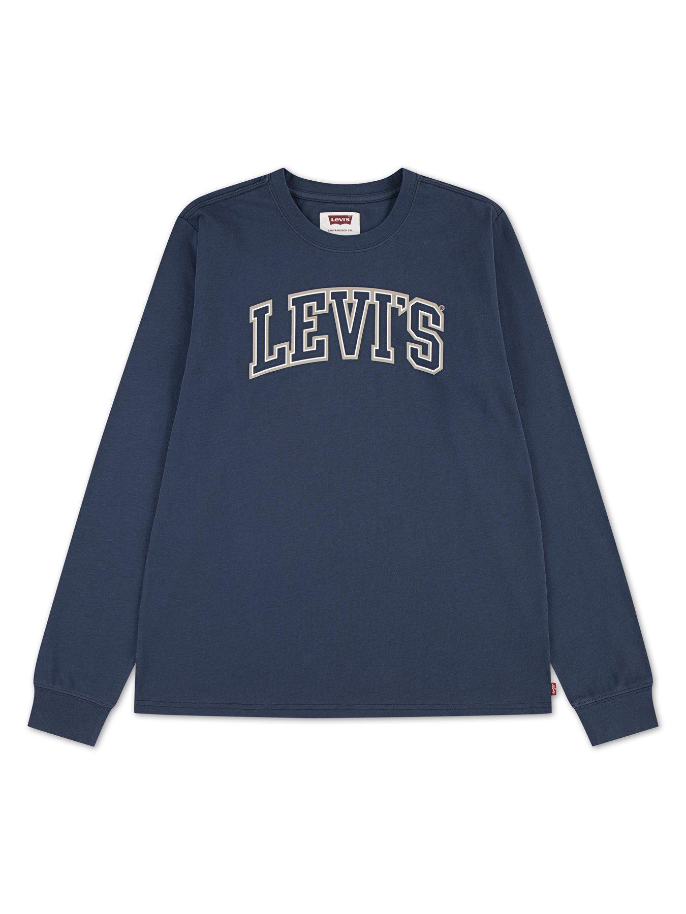 levis-boys-collegiate-long-sleeve-t-shirt-navyfront