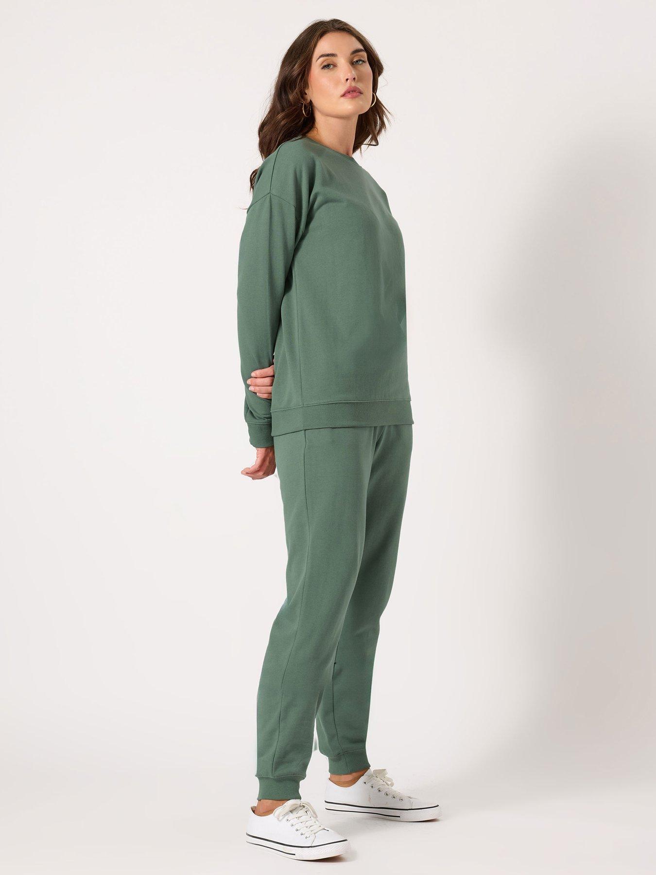 Image 3 of 4 of Long Tall Sally Cuffed Jogger 34" - Green
