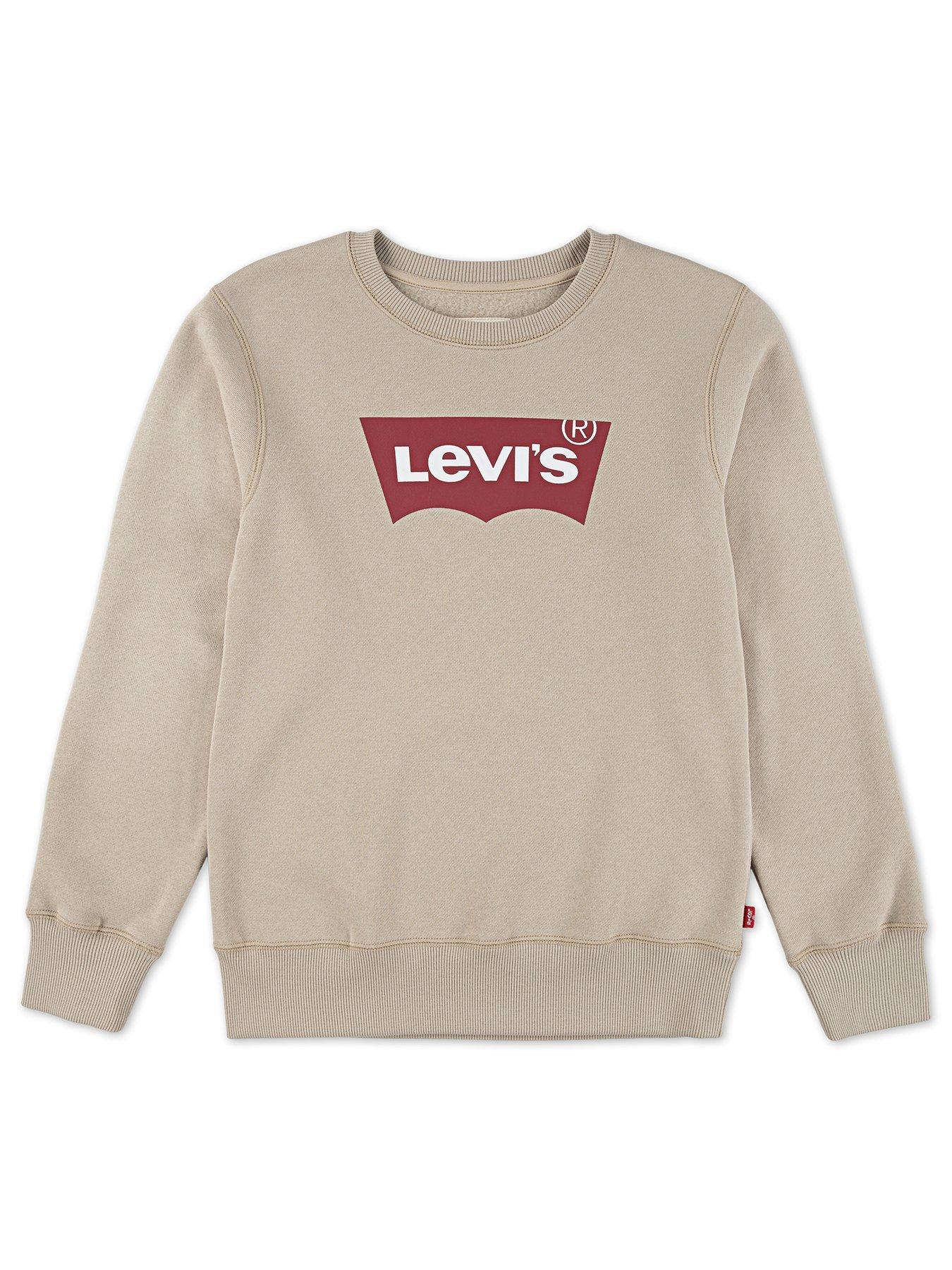 Levi's Boys Batwing Crew Neck Top - Beige