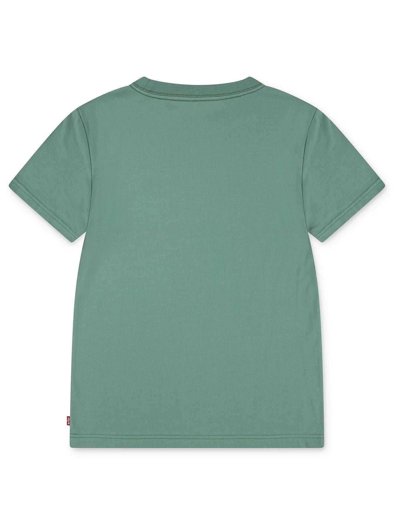 Image 2 of 3 of Levi's Boys Batwing Chest Hit Short Sleeve T-Shirt - Green