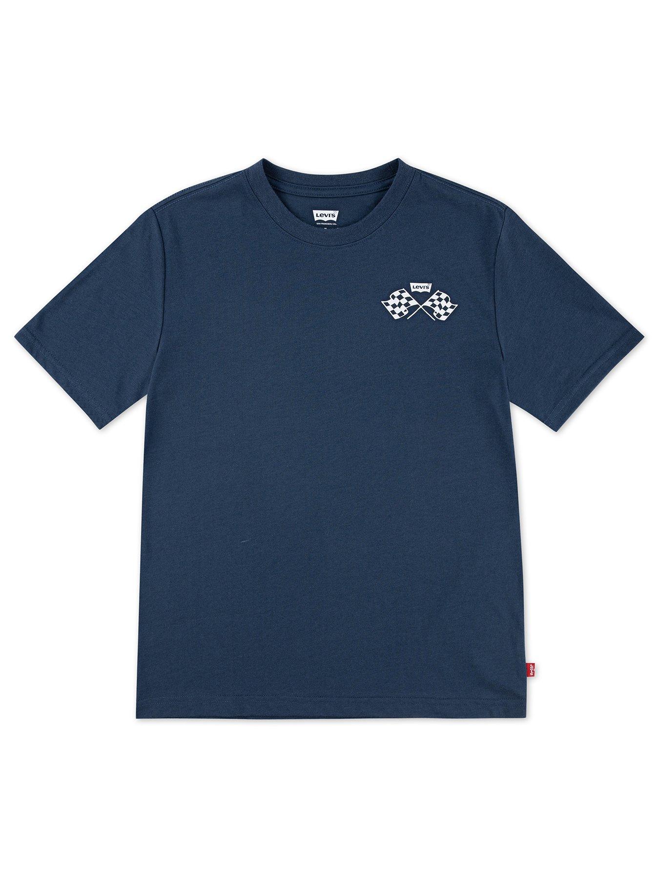 Levi's Boys Speed Trials Short Sleeve T-Shirt - Navy