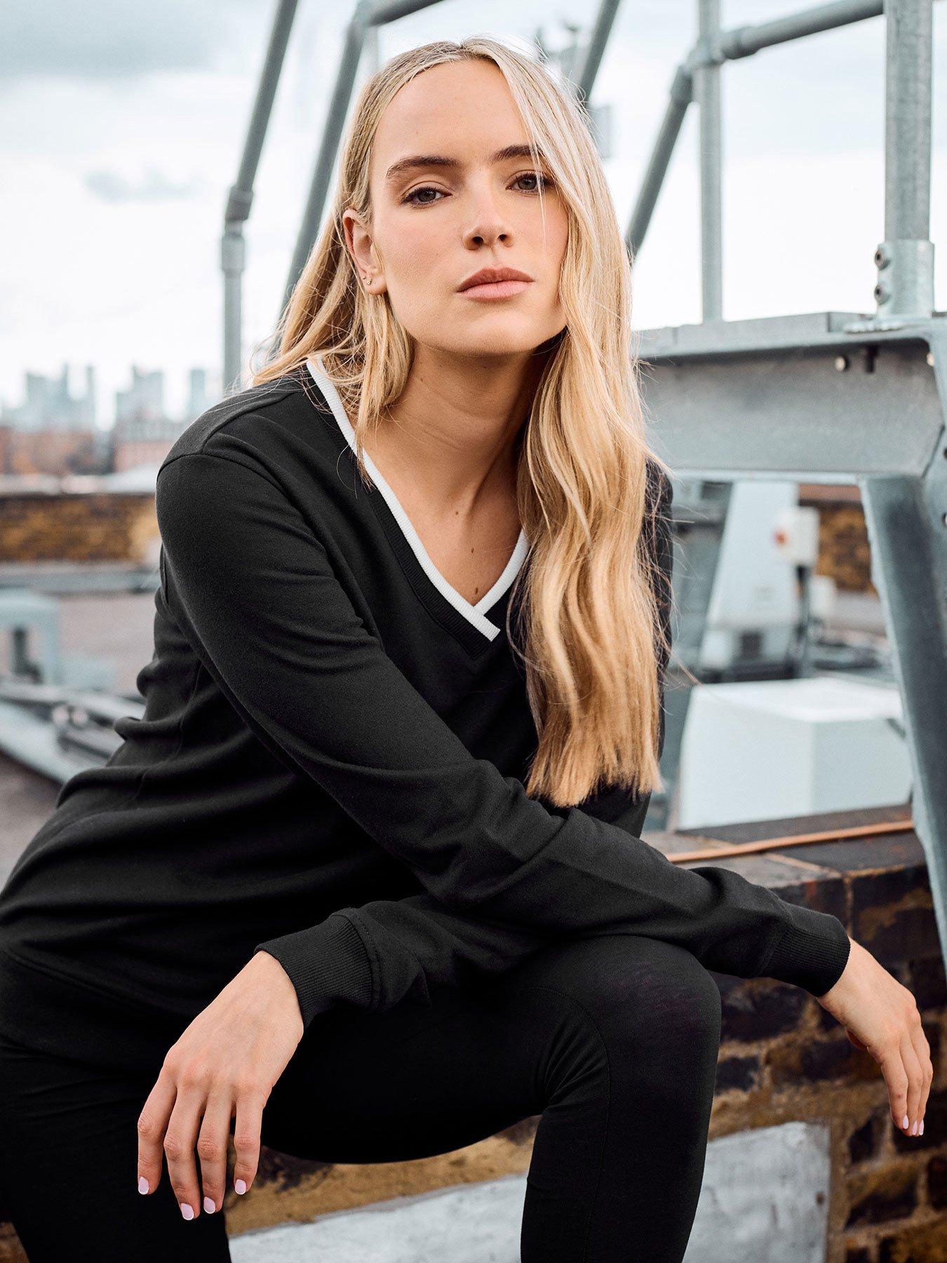 long-tall-sally-rib-v-neck-sweatshirt-black