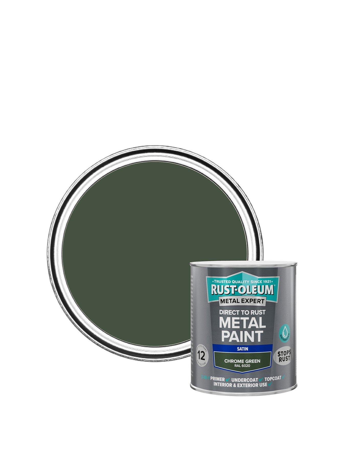 Rust-Oleum Rust-oleum Metal Expert Water-based Paint Satin Green 750ml