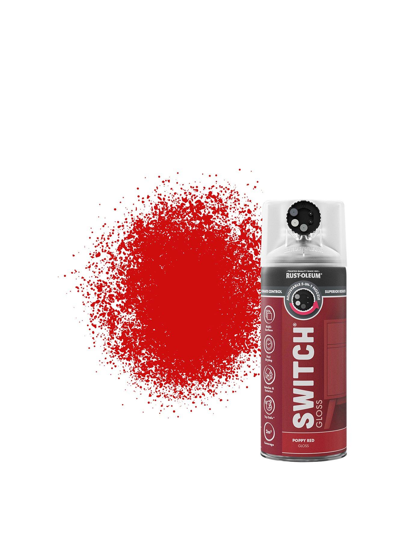 Image 1 of 6 of Rust-Oleum Rust-oleum Switch Spray Paint 400ml Poppy Red Gloss