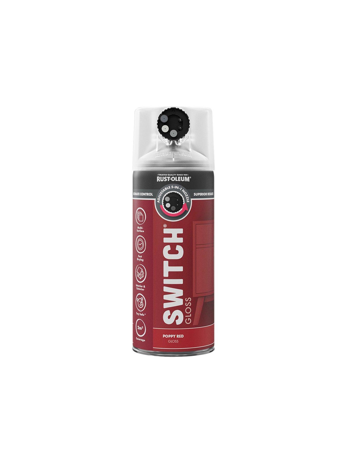 Image 4 of 6 of Rust-Oleum Rust-oleum Switch Spray Paint 400ml Poppy Red Gloss