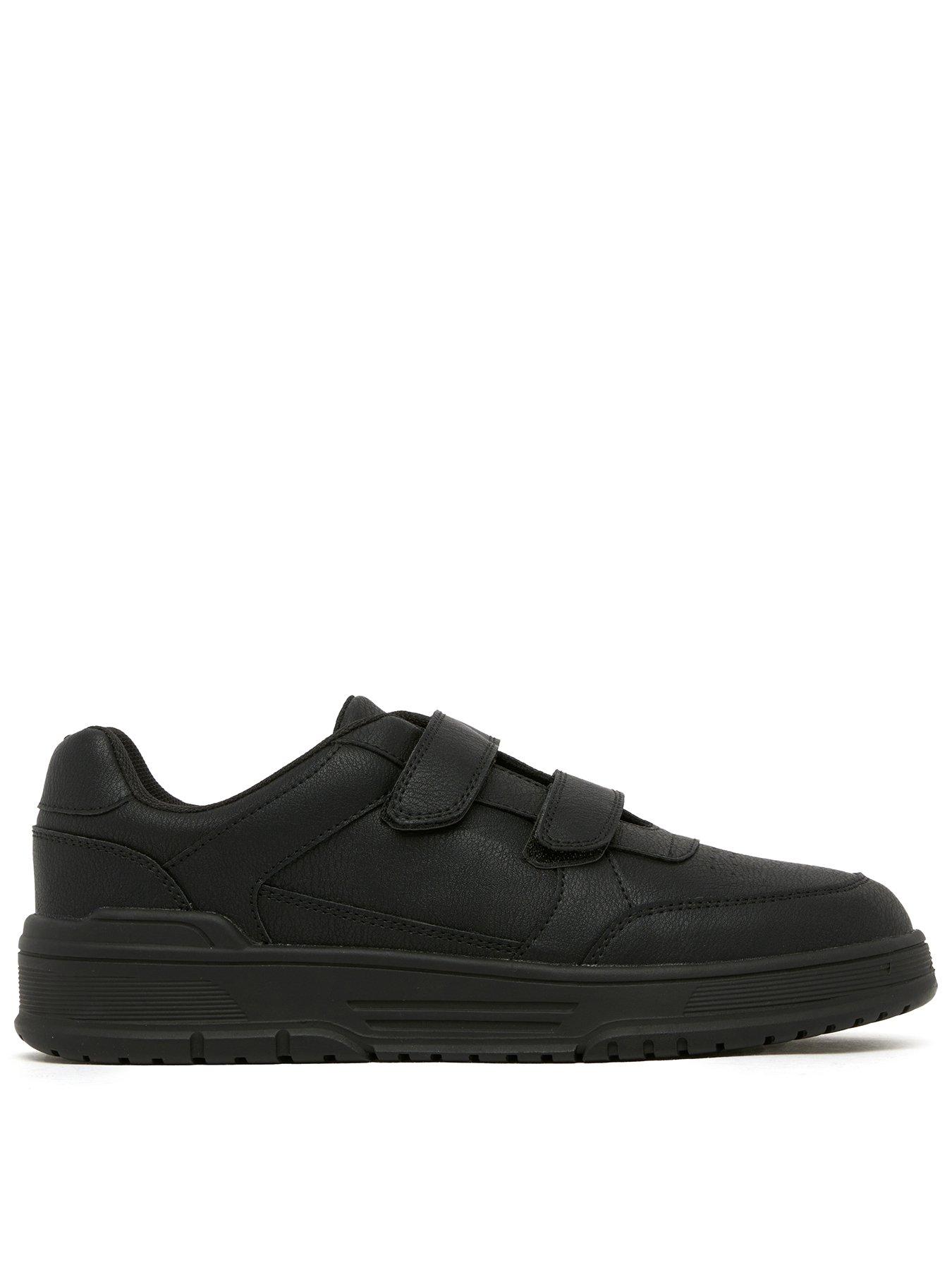 Schuh Youth Machinery Hook and Loop Trainers - Black