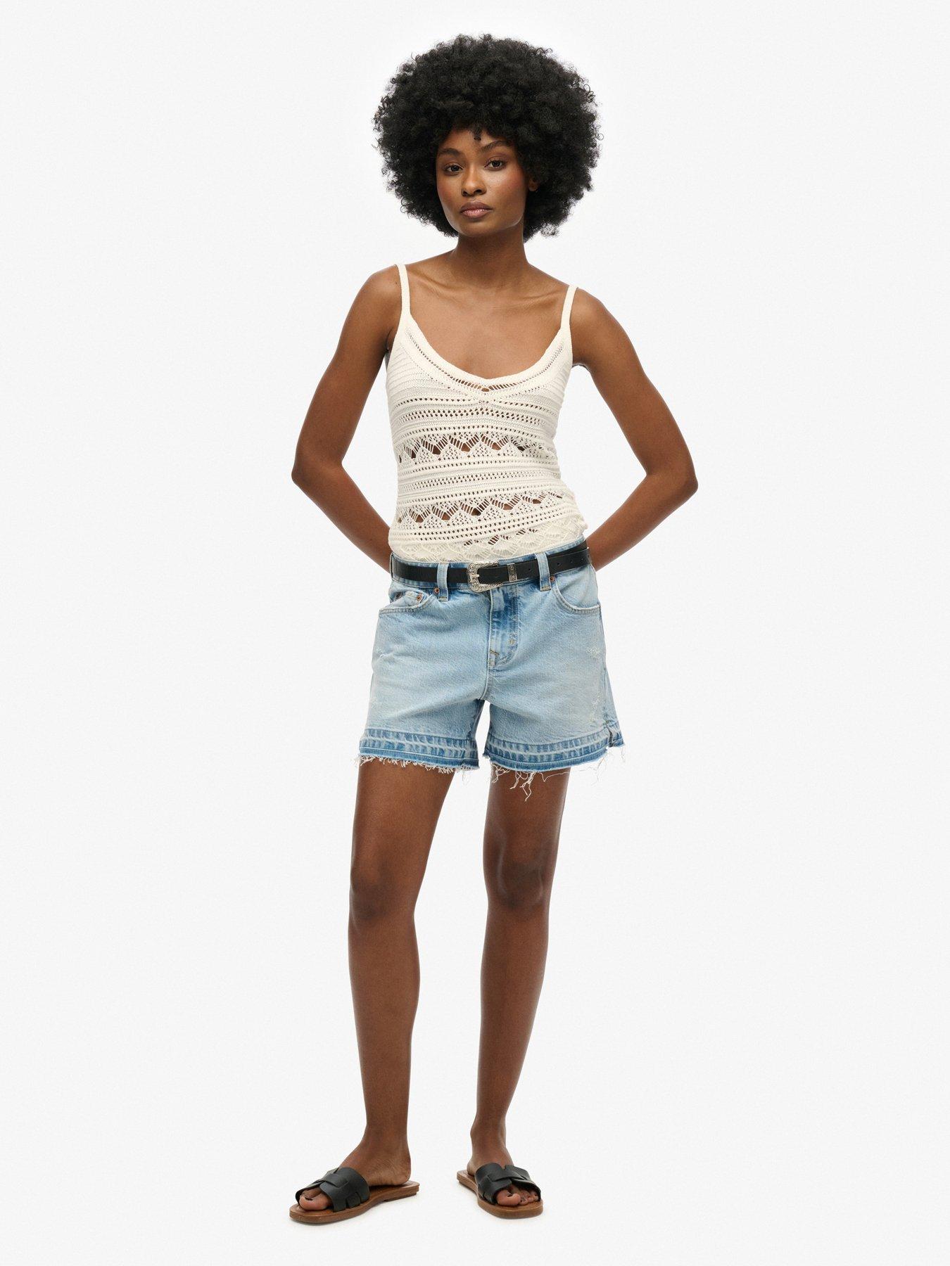 superdry-mid-rise-cut-off-shorts-yellowback
