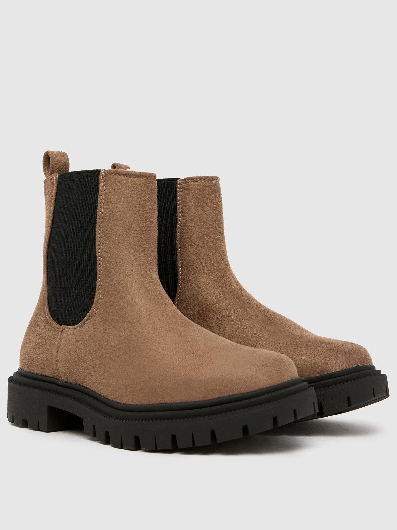 Image 2 of 4 of Schuh Junior Click Chunky Chelsea Boot - Brown
