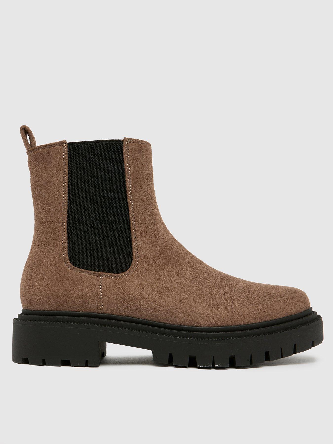 Schuh Youth Click Chunky Chelsea Boot - Brown