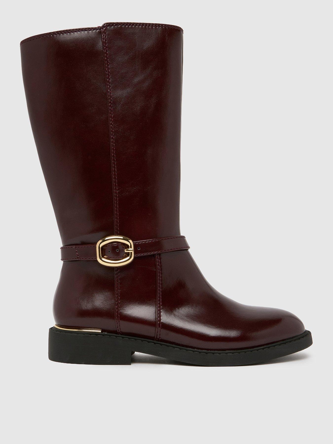 Image 1 of 4 of Schuh Youth Colt Riding Knee Boot - Red