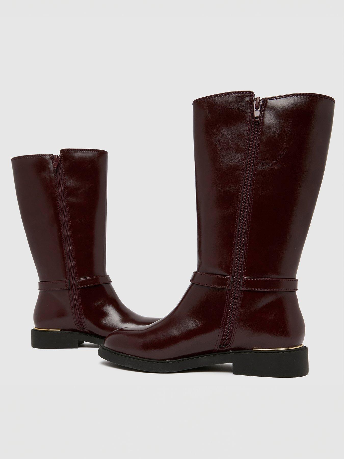Image 3 of 4 of Schuh Youth Colt Riding Knee Boot - Red