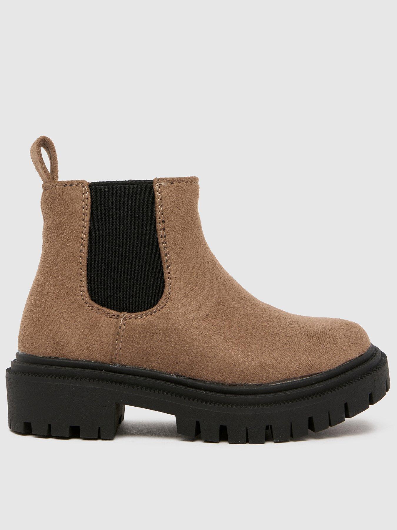 Schuh Toddler Click Chunky Chelsea Boot - Brown