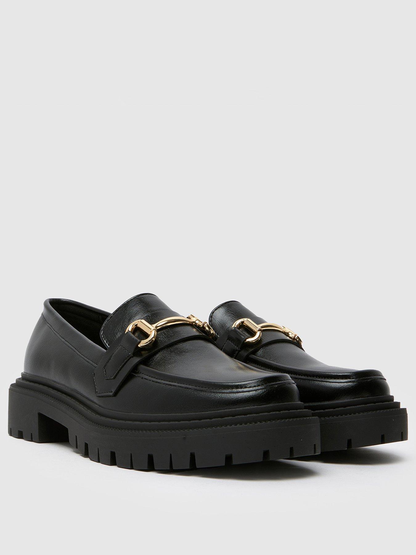 Image 2 of 4 of Schuh Youth Bts Loretta Patent Snaffle Loafers - Black