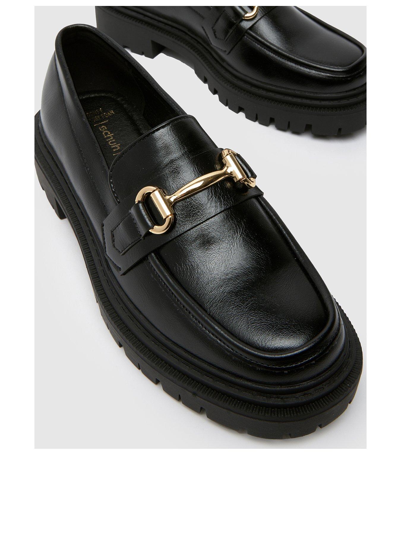 Image 3 of 4 of Schuh Youth Bts Loretta Patent Snaffle Loafers - Black