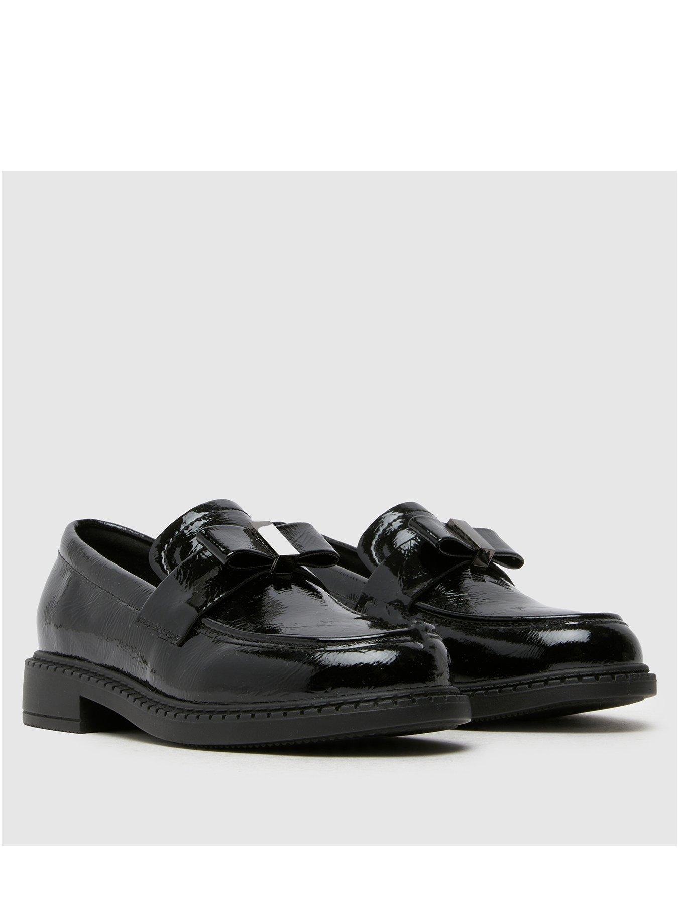 Image 2 of 4 of Schuh Junior Leona Patent Bow Loafer - Black