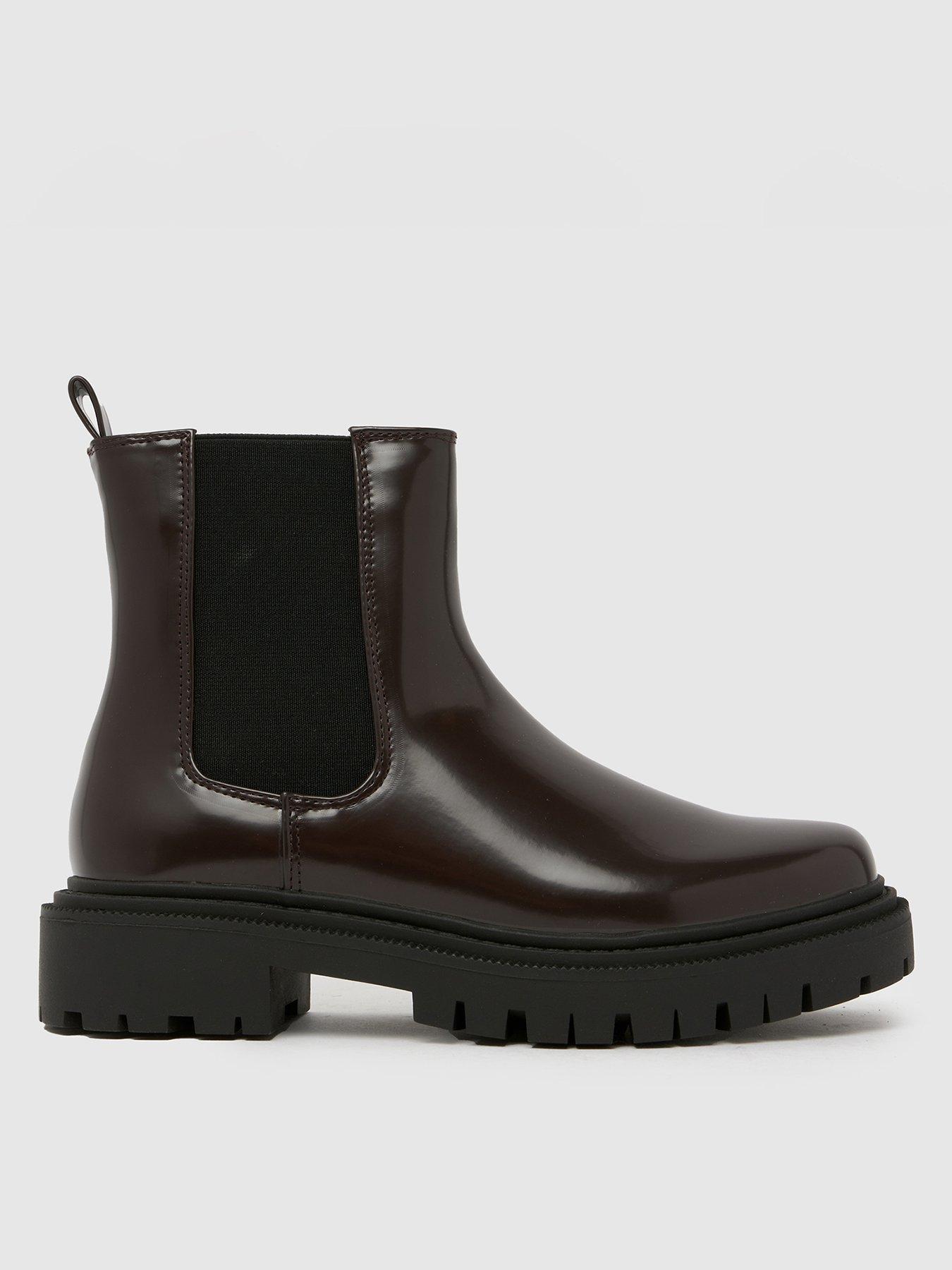 Schuh Youth Click Chunky Chelsea Boot - Brown