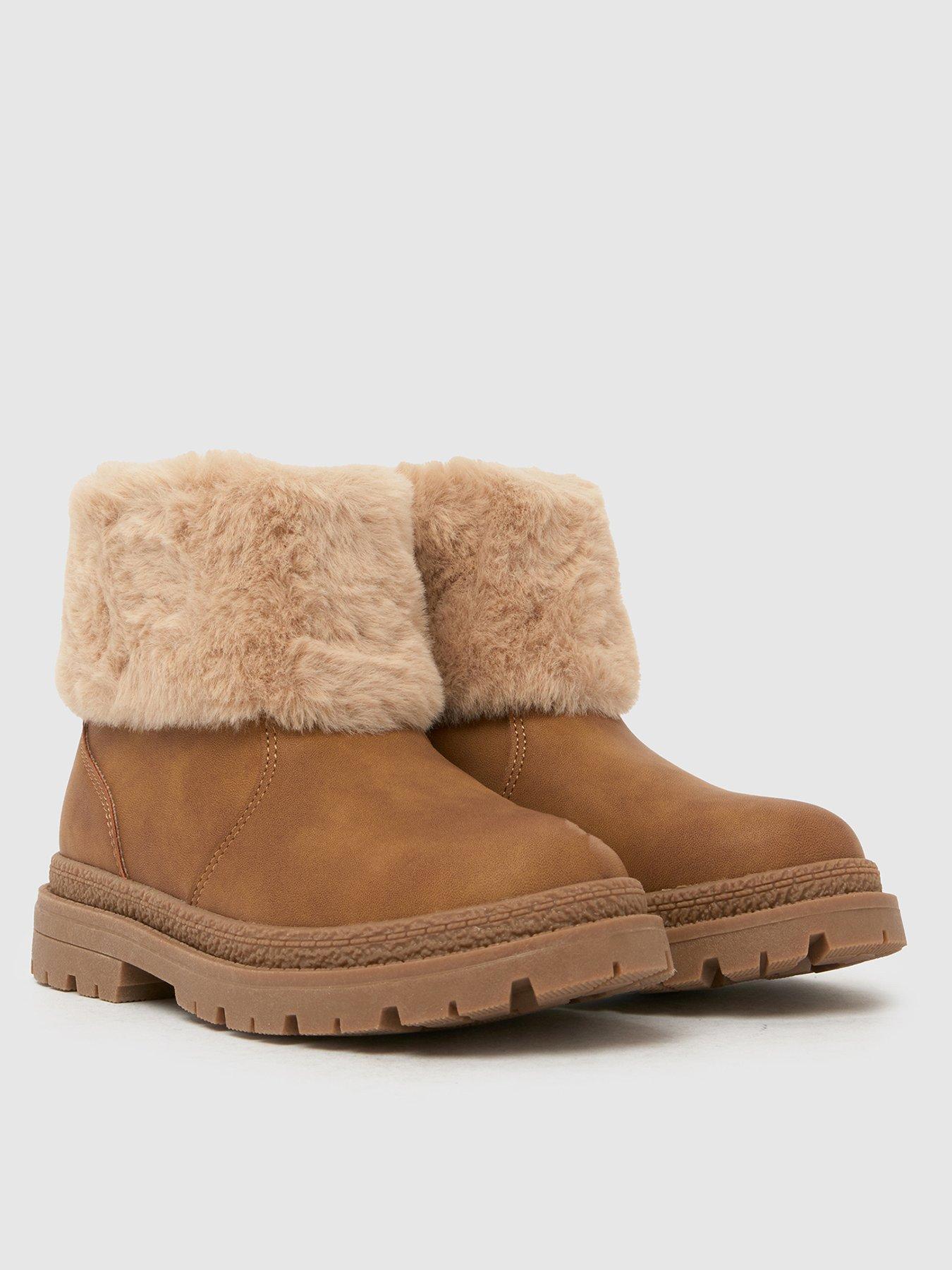 Image 2 of 4 of Schuh Junior Cranberry Fur Cuff Boot