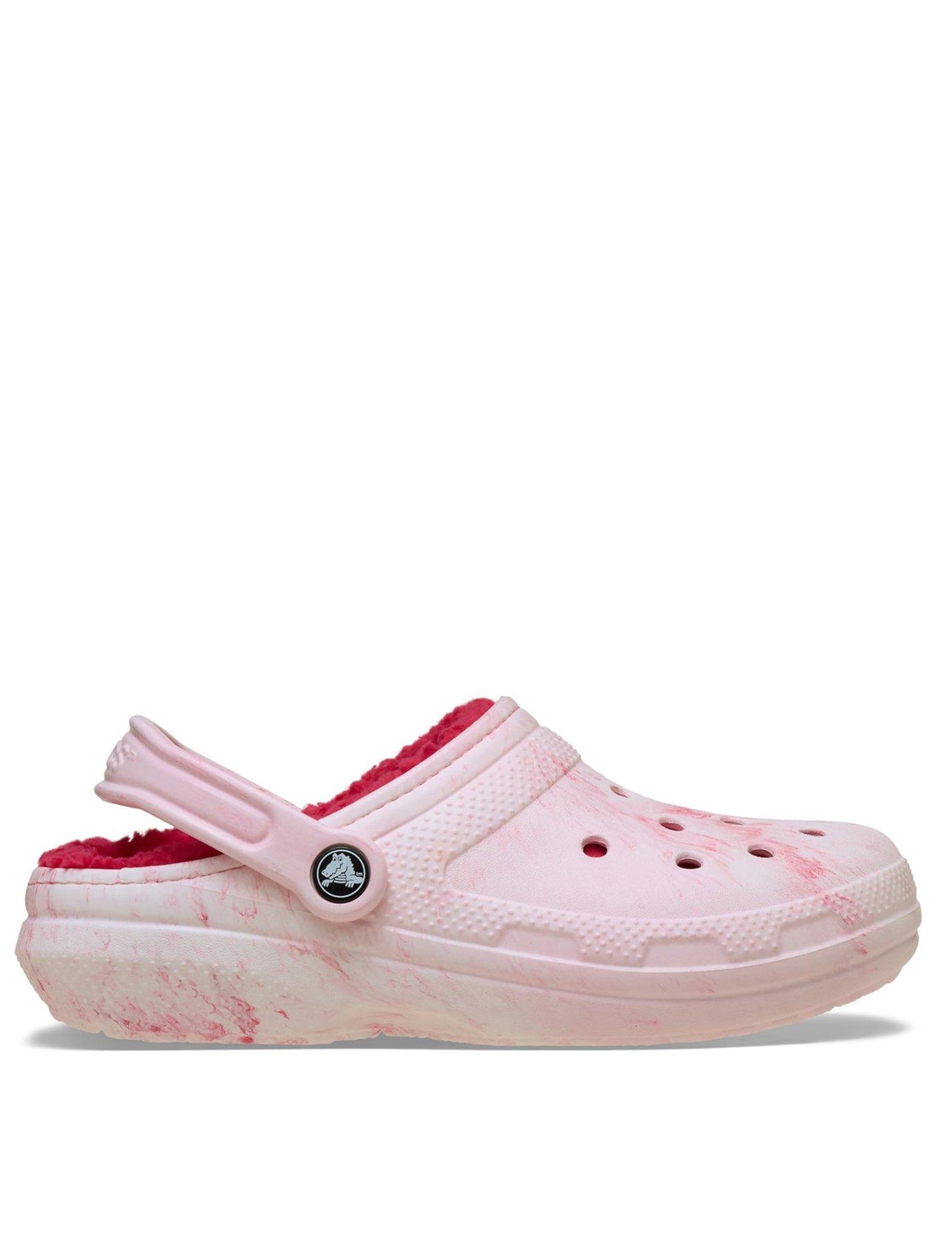 crocs-classic-lined-watercolour-clog-powder-pink-swirl