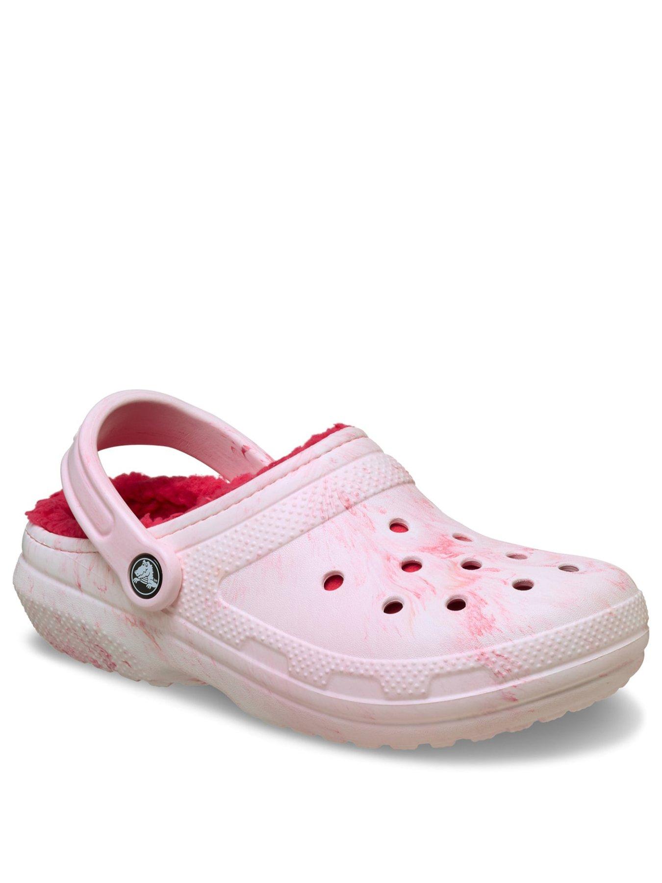 crocs-classic-lined-watercolour-clog-powder-pink-swirlstillFront