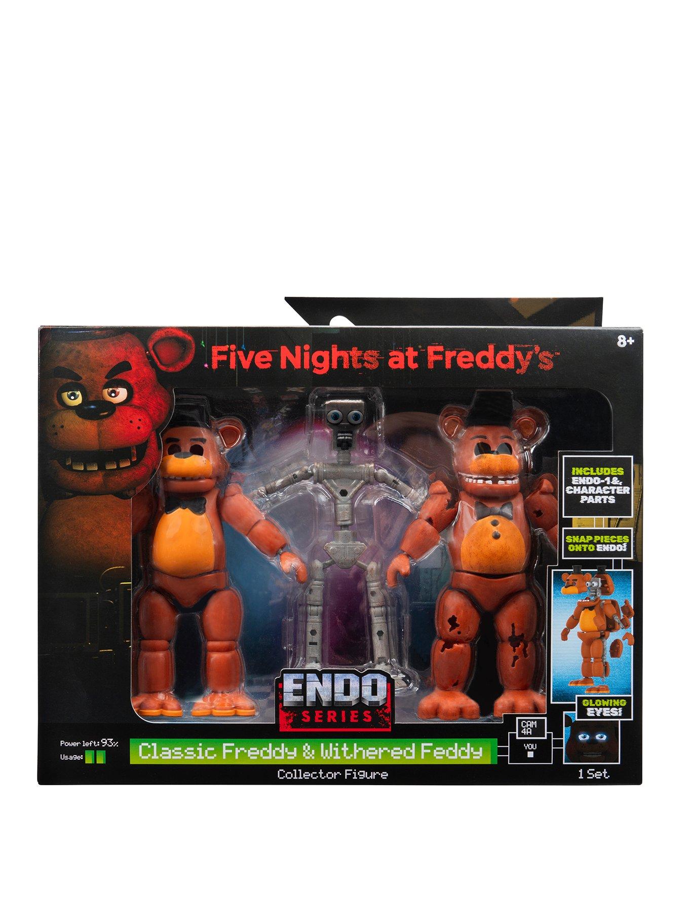 Five Nights At Freddy's Fnf - 6" Endo-Series Figure - Endo-1 With Classic Freddy Parts & Phantom Freddy Parts in One Colour