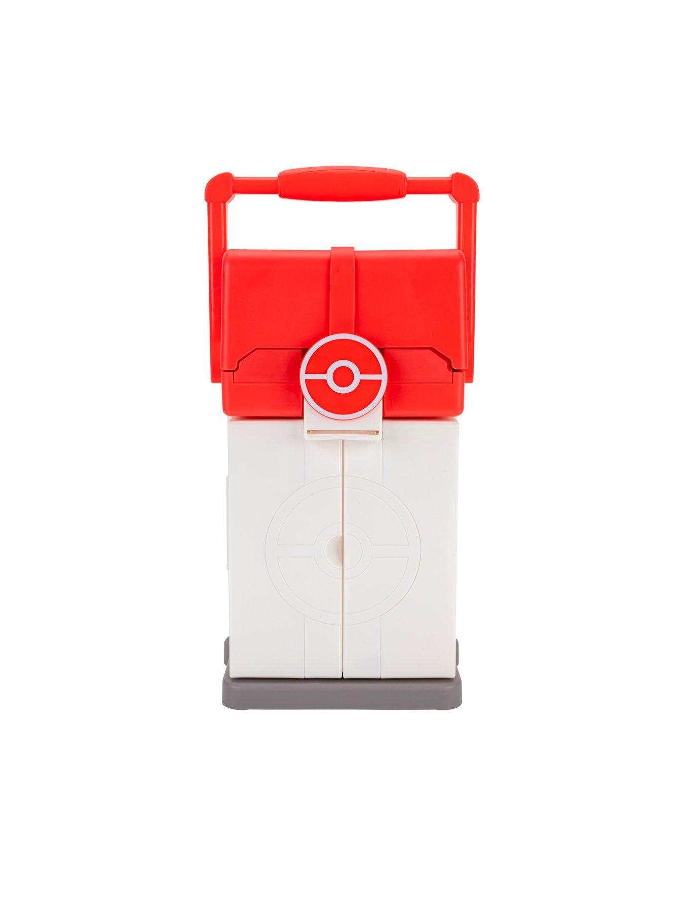 Image 7 of 7 of Pokemon Pok&eacute;mon Play 'N'&nbsp;Display Case - Multi-Level Storage Unit with Rooftop Arena and Space for 35+ 2-Inch Battle Figures