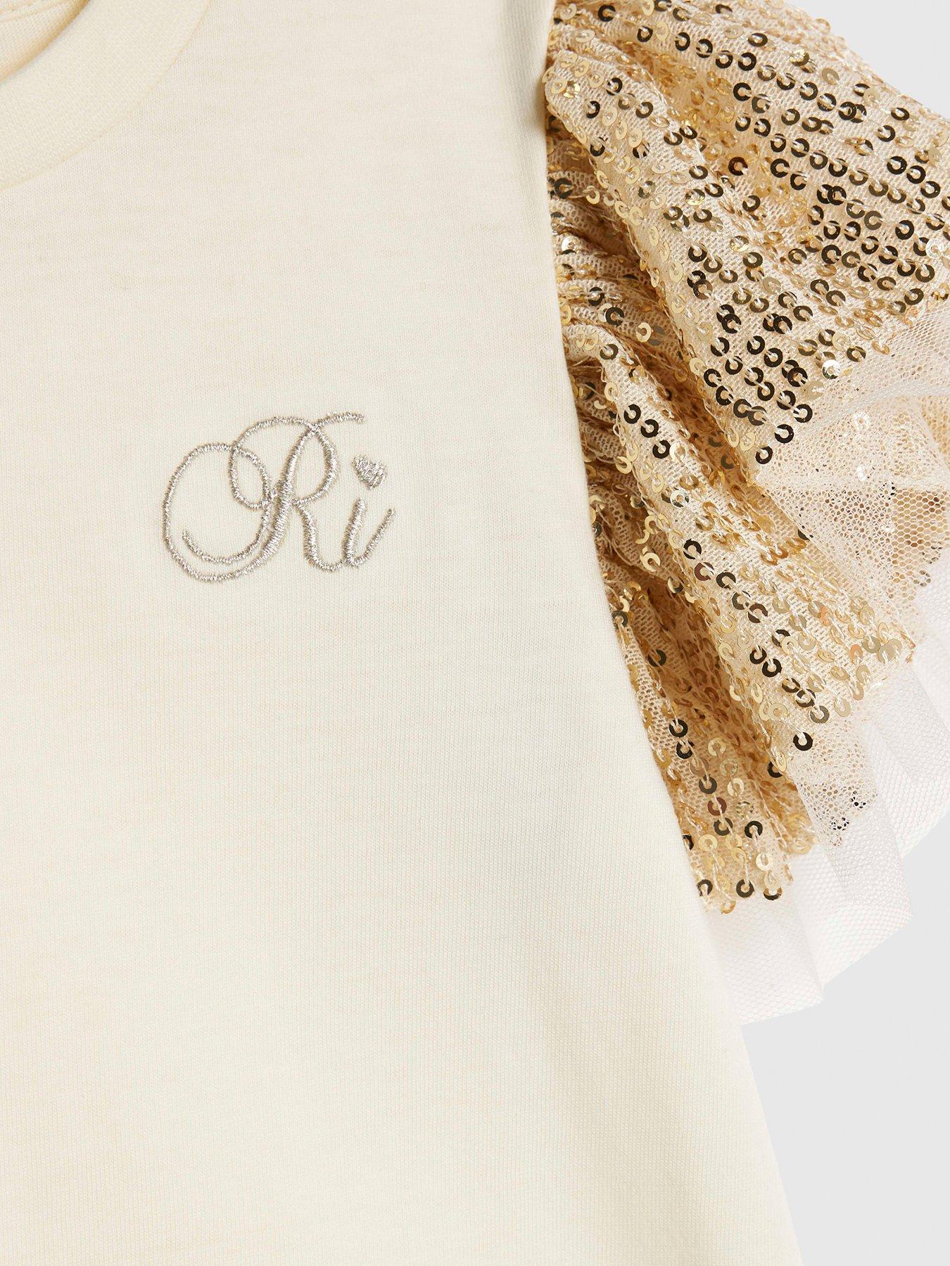 river-island-mini-girls-sequin-frill-t-shirt-creamoutfit
