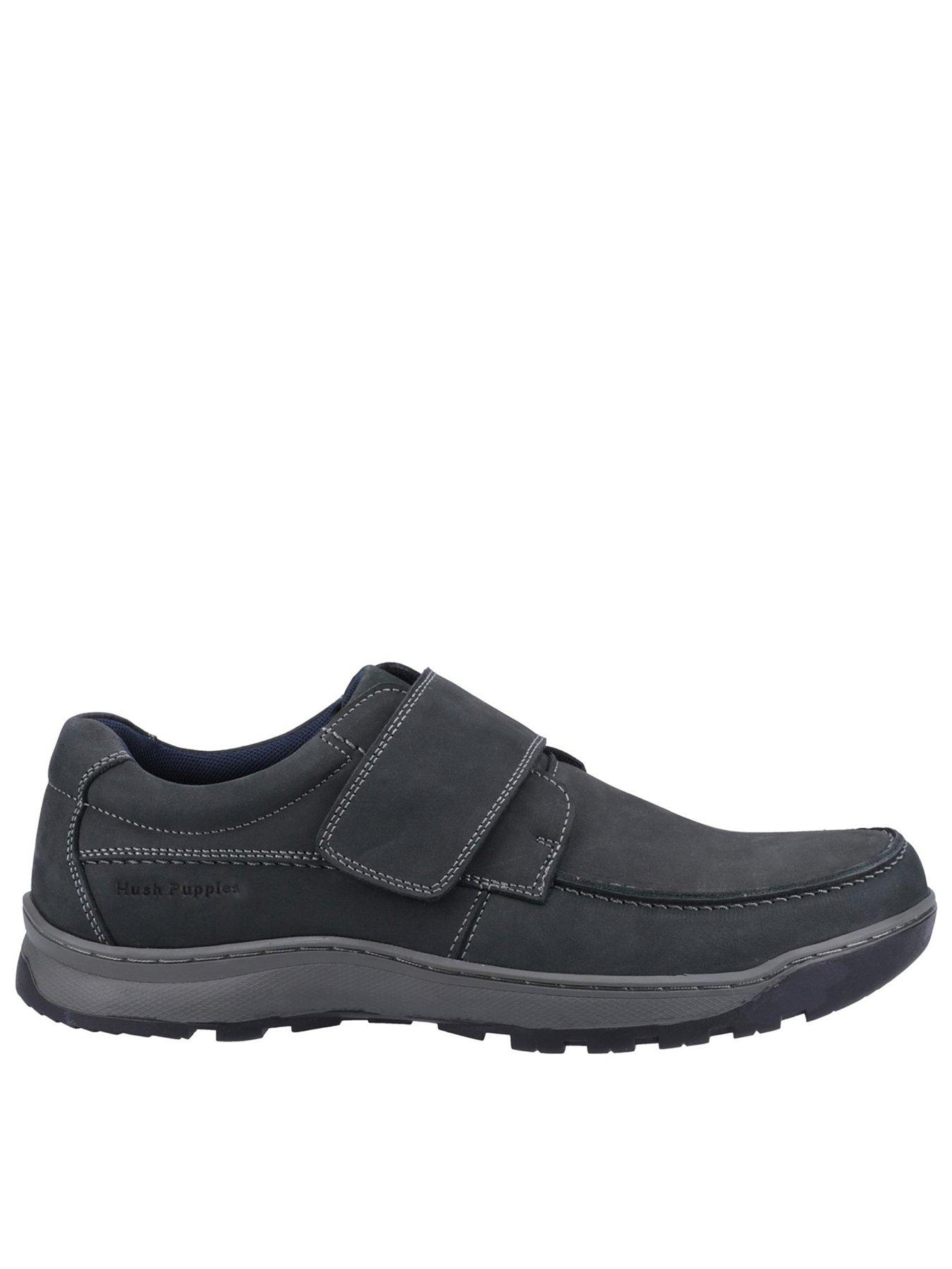 Hush Puppies Casper Touch Fastening Casual Slip On Shoes - Navy