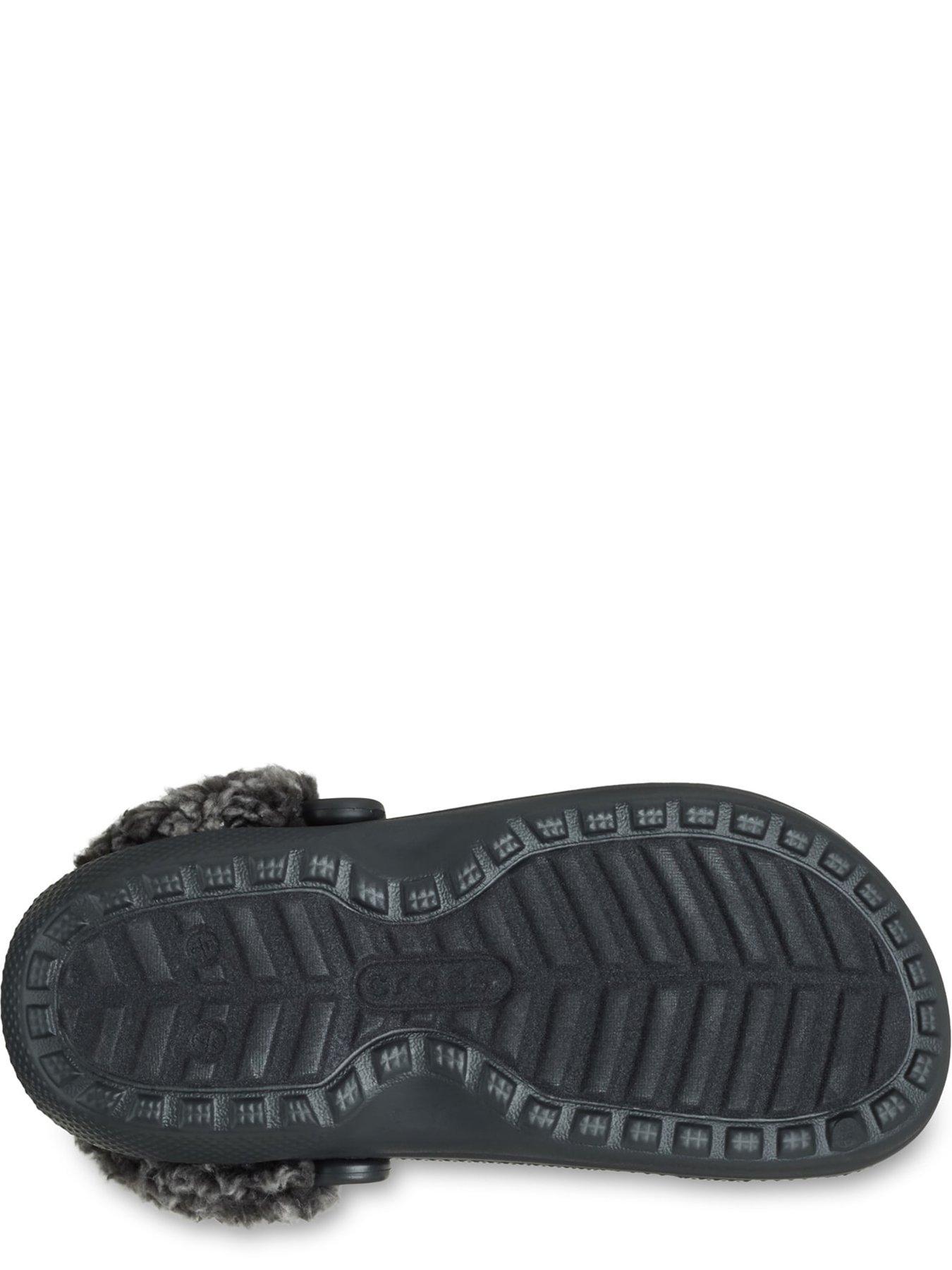 crocs-crocs-mens-classic-fleece-lined-clog-slipper--blackdetail