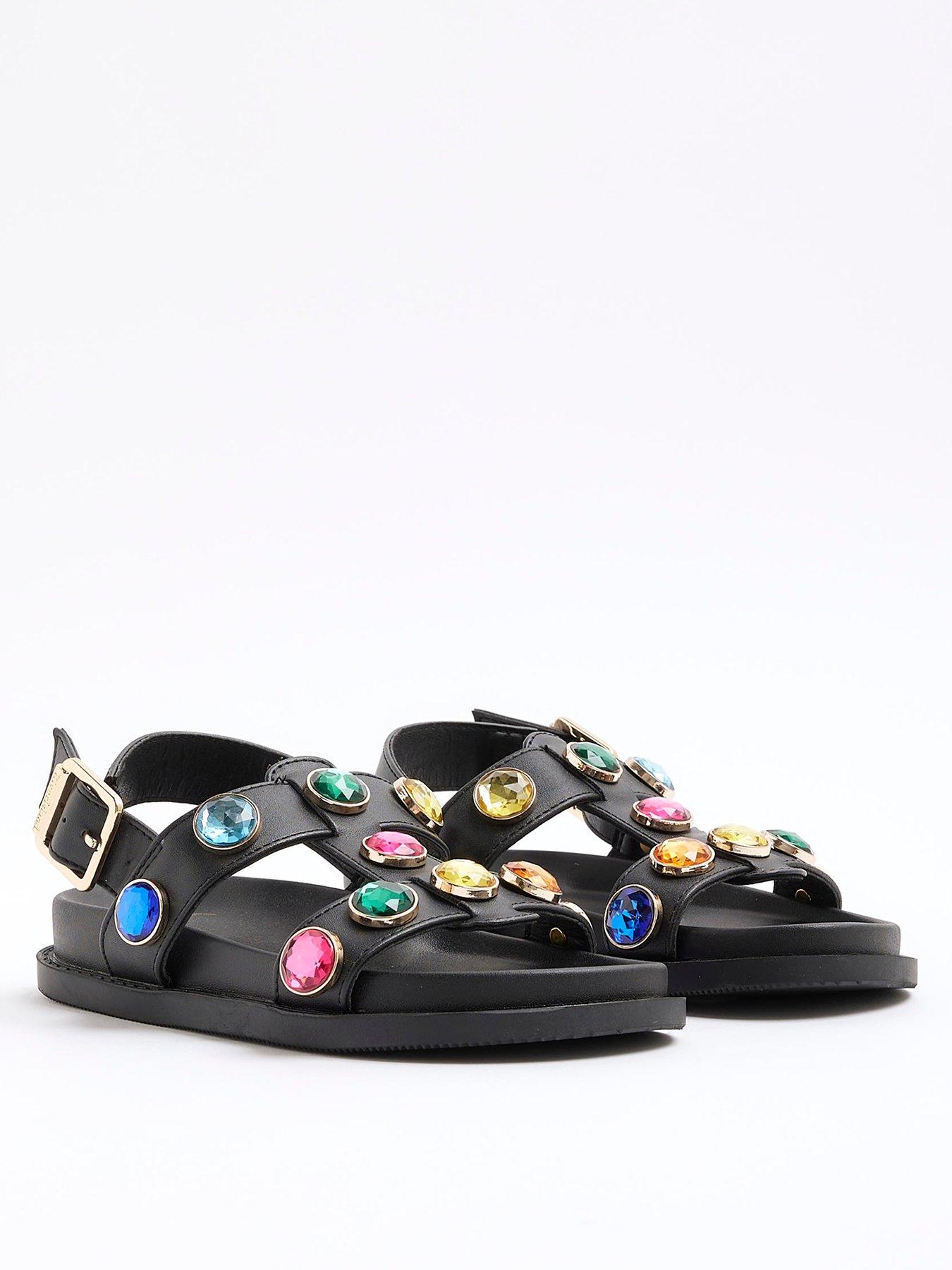 river-island-older-girls-gem-sandals-blackstillFront