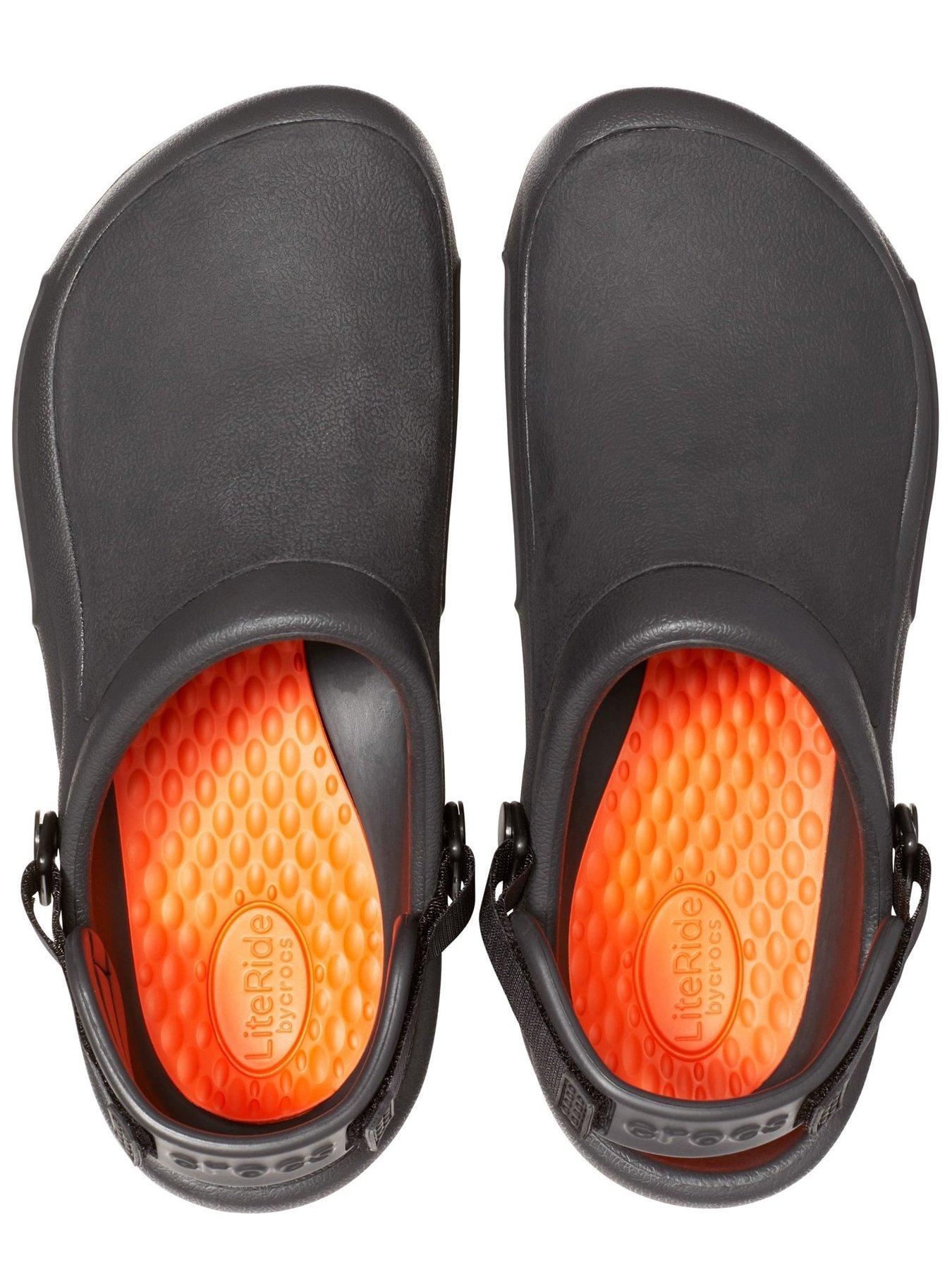 Image 4 of 6 of Crocs Crocs Men's Bistro Work Clog Sandal - Black