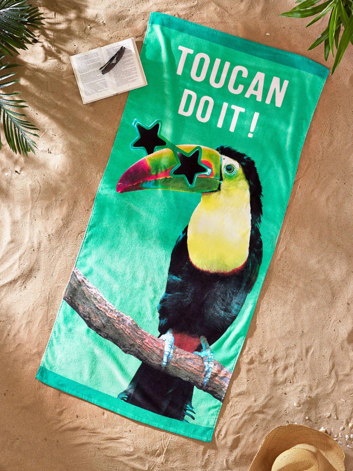 undefined Toucan Do It Beach Towel