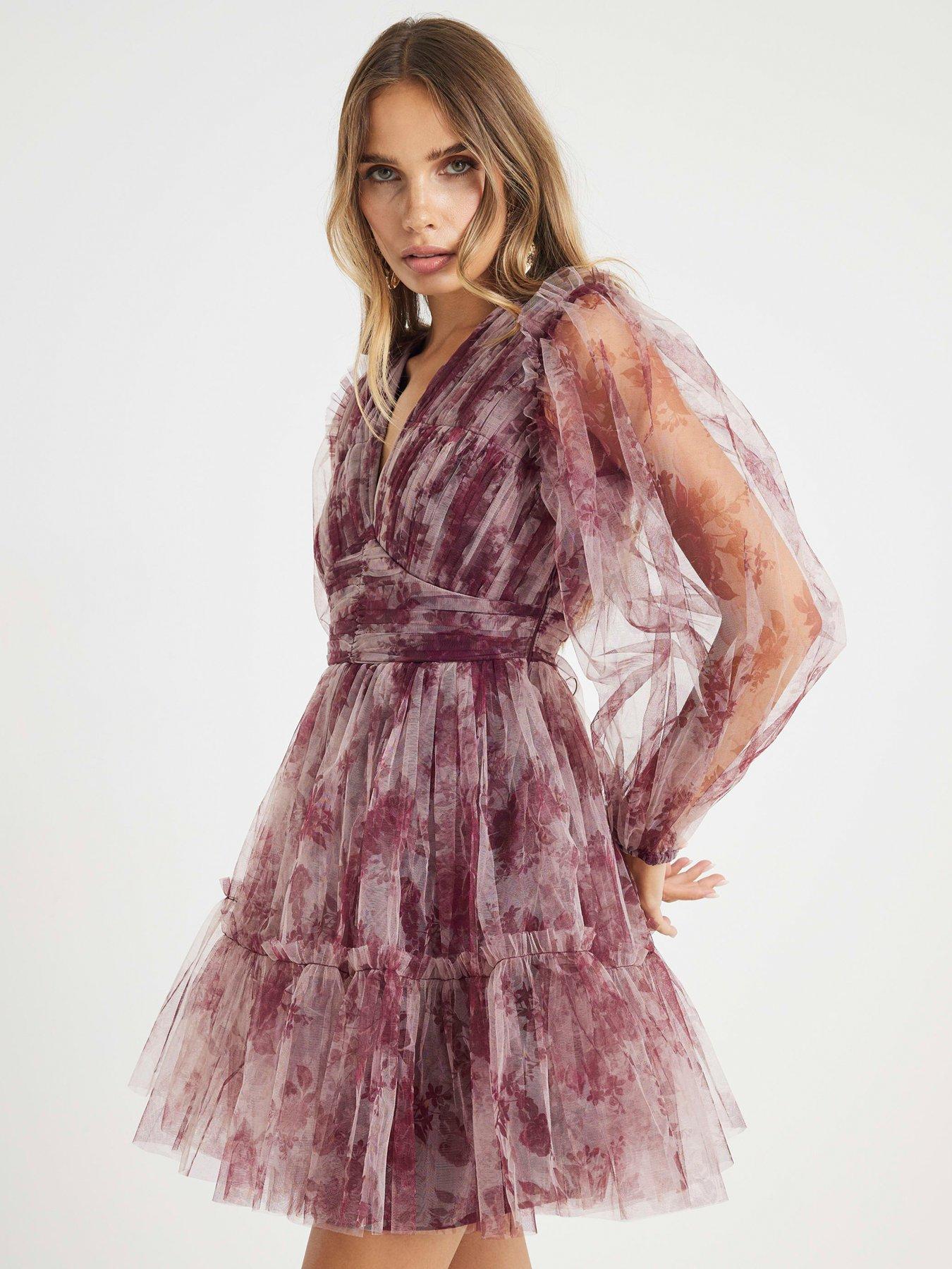 river-island-short-sleeve-mini-tulle-dress-beigeback