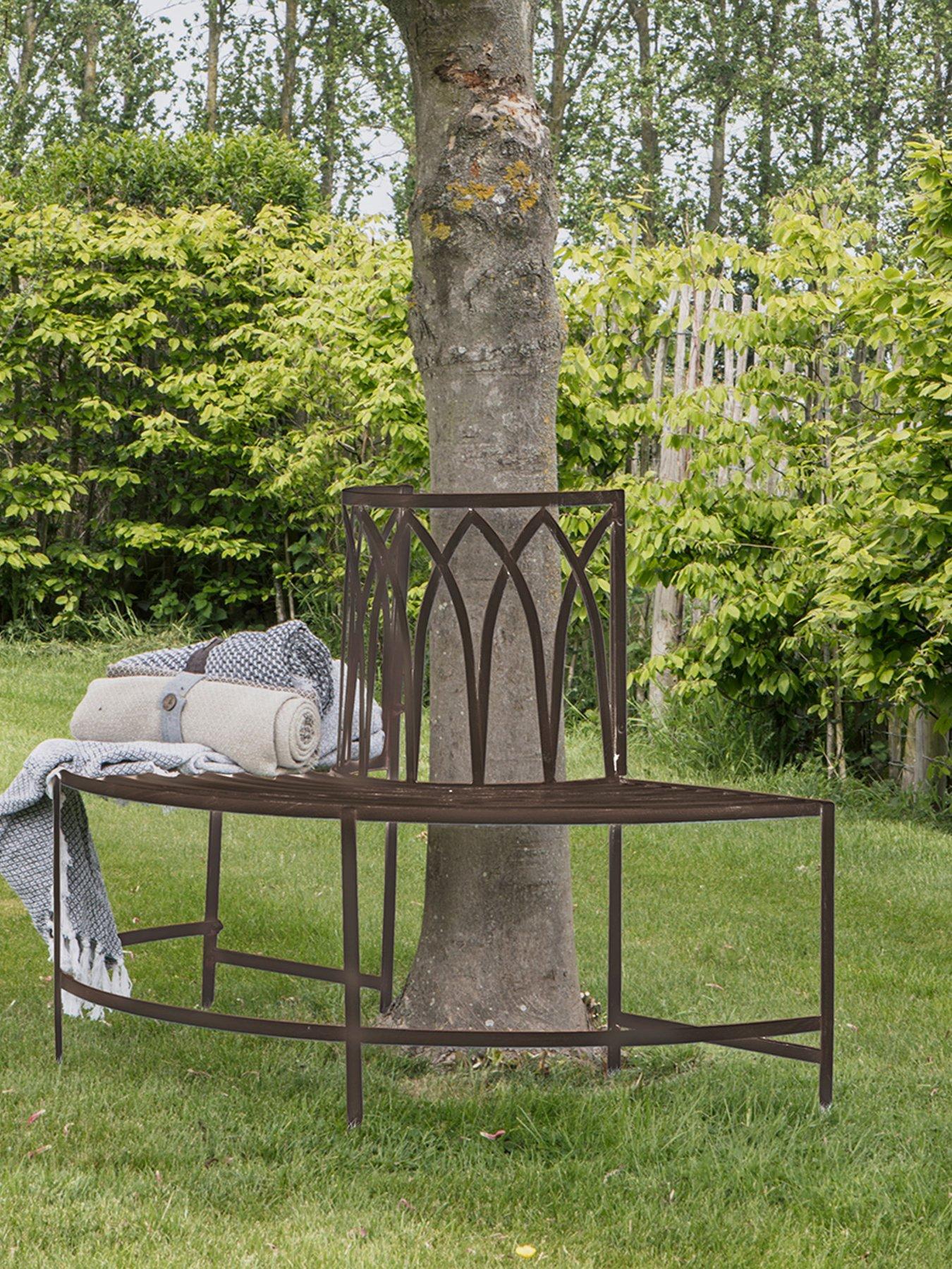undefined Alberoni Outdoor Tree Bench Seat Ember