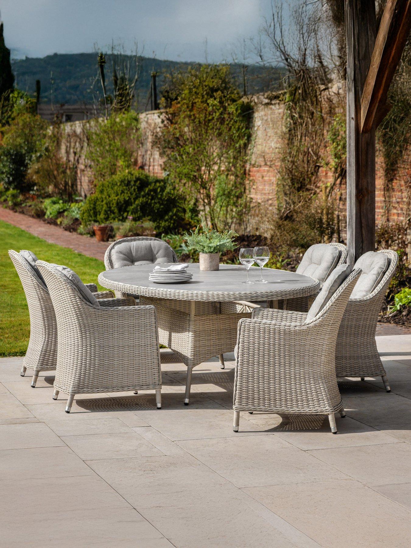 undefined Holton 6 Seater Oval Dining Set