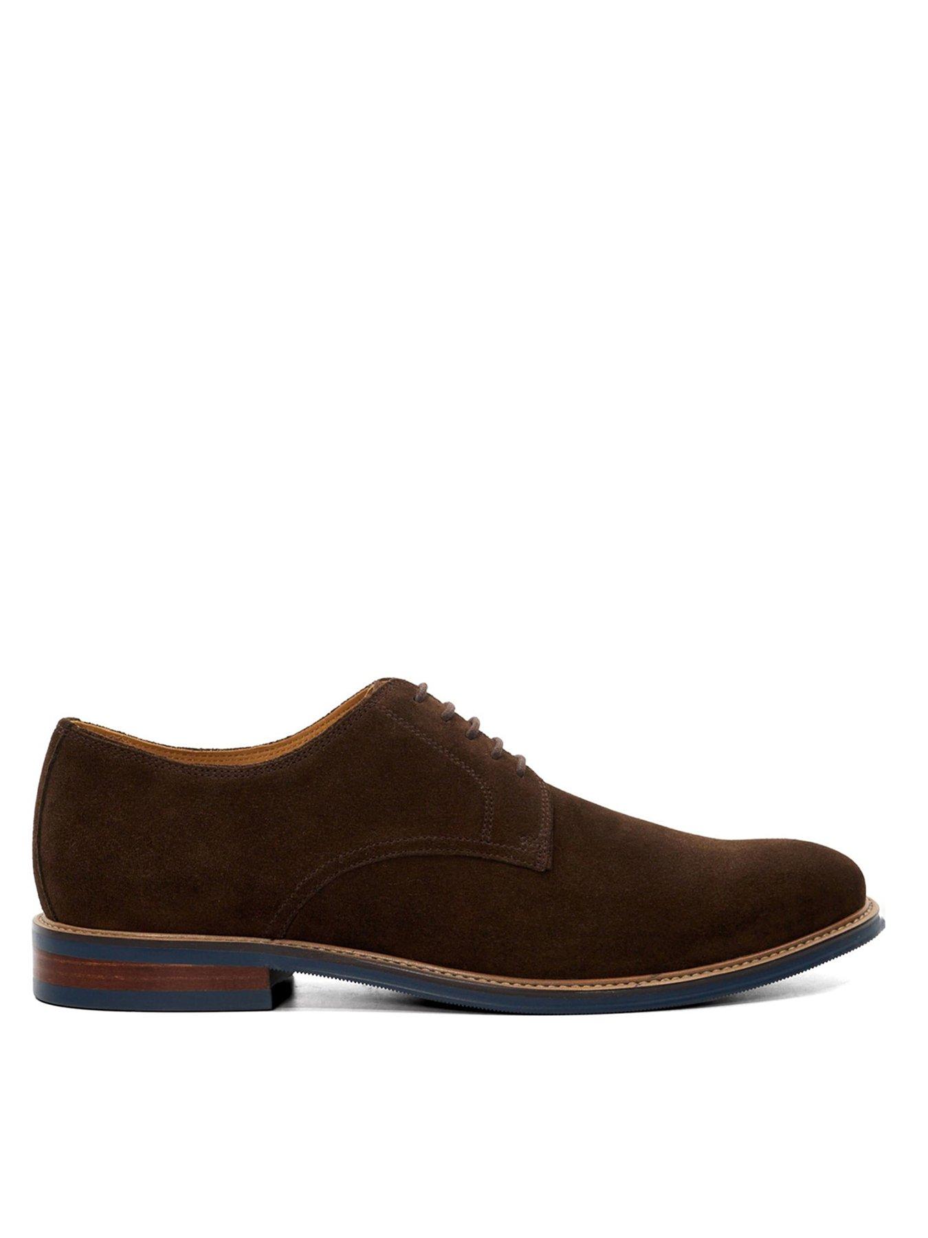 Dune London Dune Stanley Formal Suede Derby Shoe