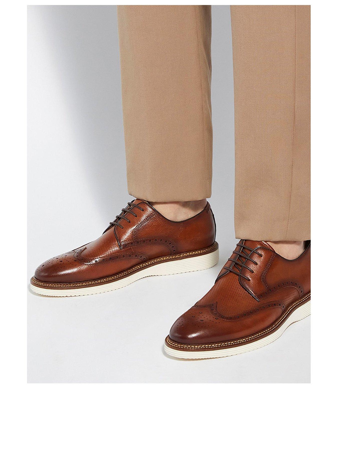 Image 2 of 6 of Dune London Dune Benidictus Leather Casual Lace Up Shoe