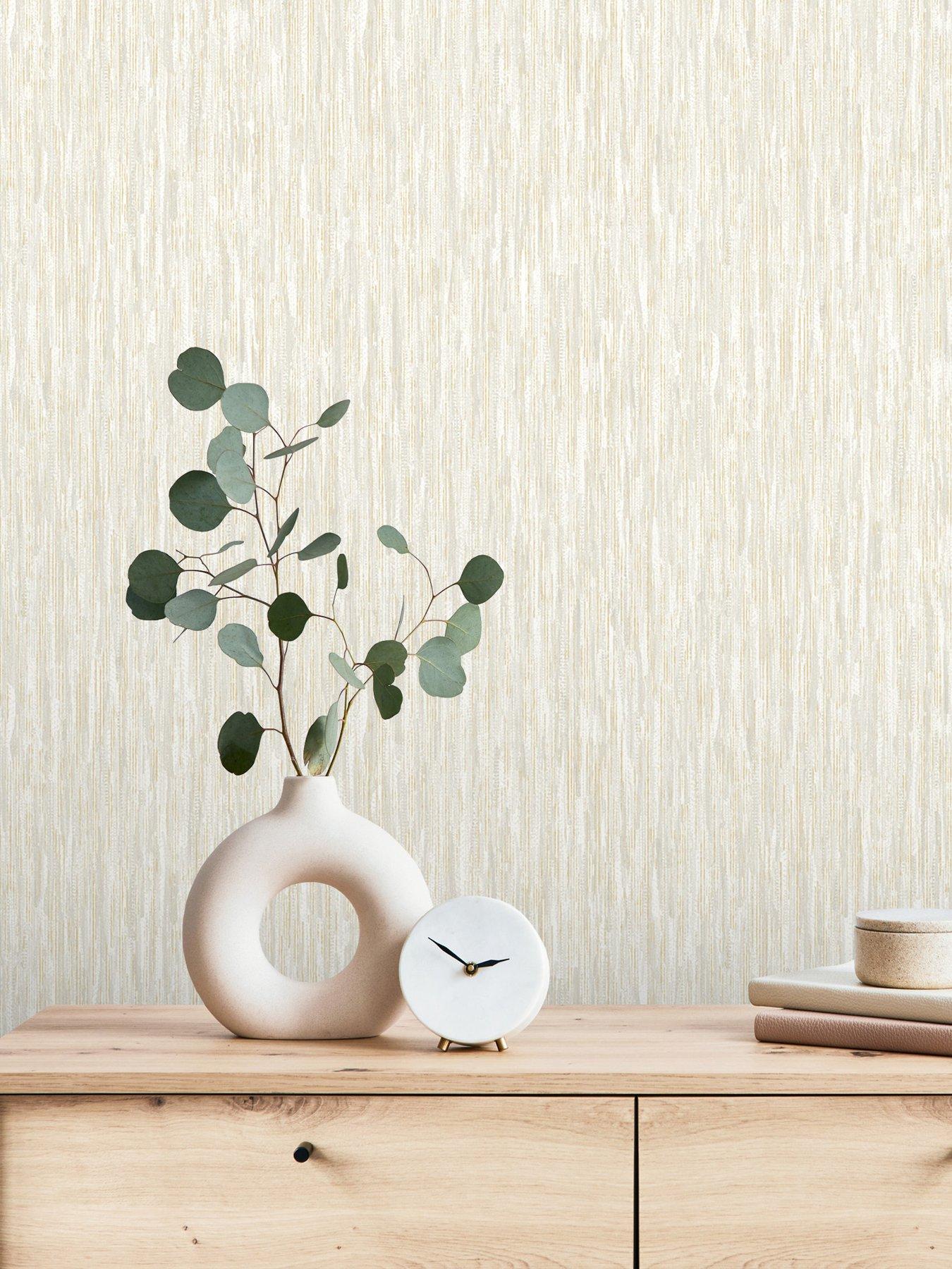 Rasch Rosalie Texture Wallpaper - Cream