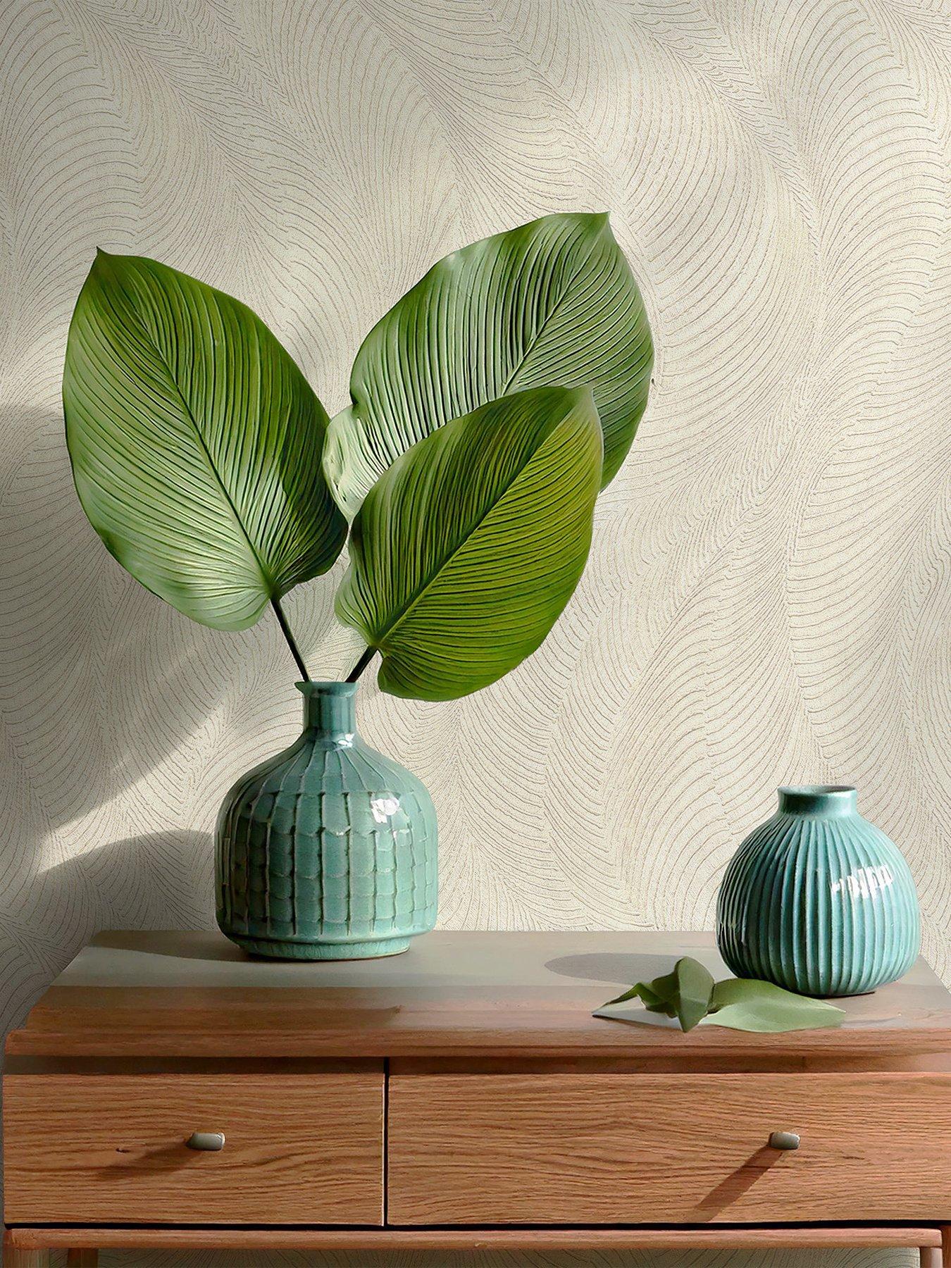 Rasch Opuenza Wave Wallpaper - Silver