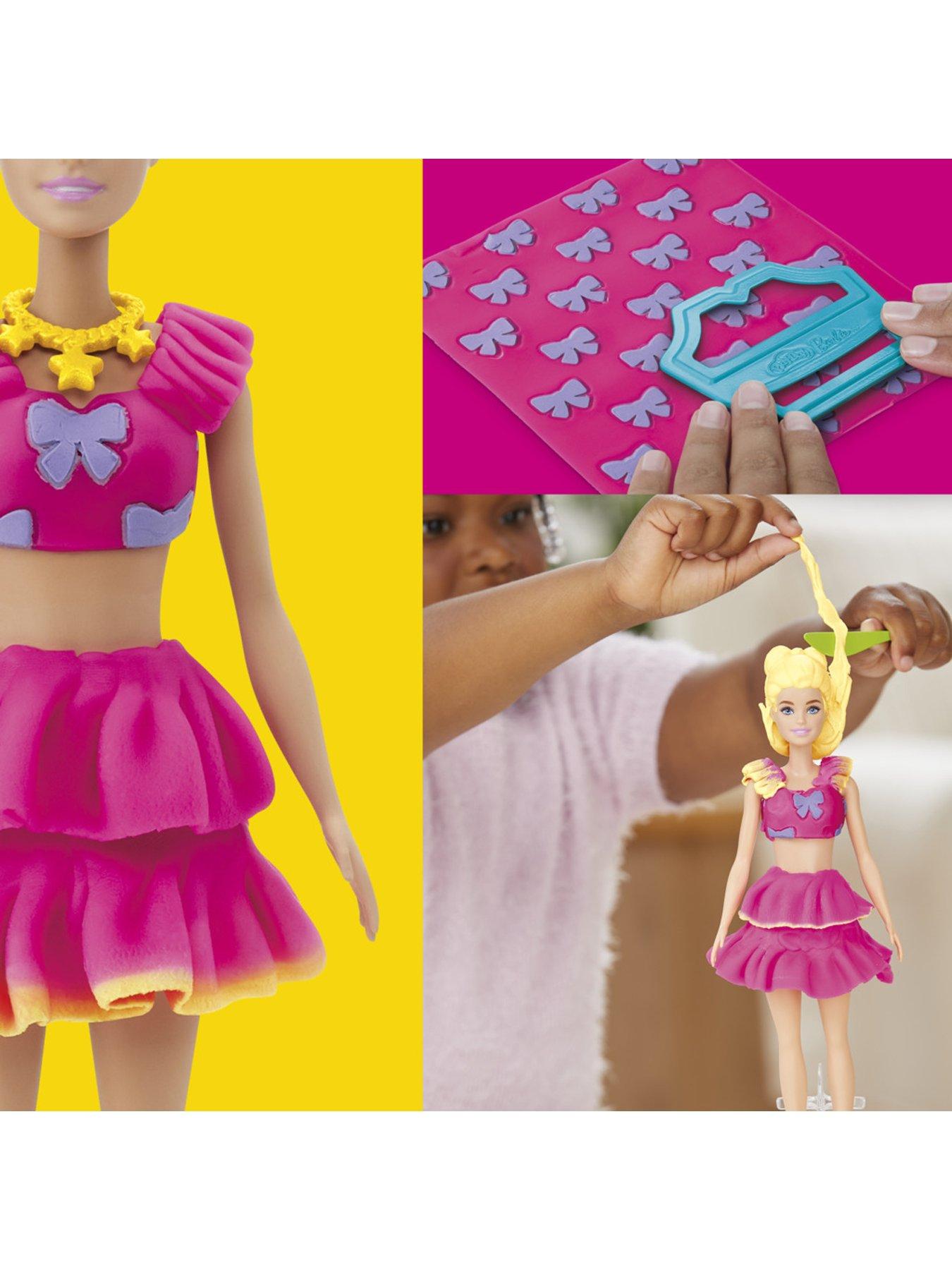 Image 4 of 7 of Play-Doh Barbie Ruffles &amp; Bows with Doll
