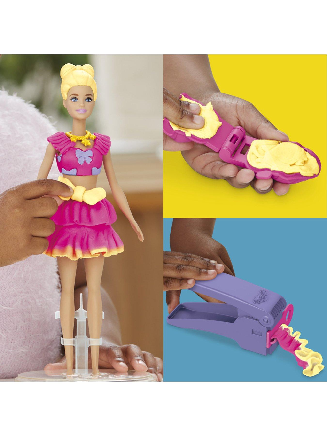 Image 5 of 7 of Play-Doh Barbie Ruffles &amp; Bows with Doll