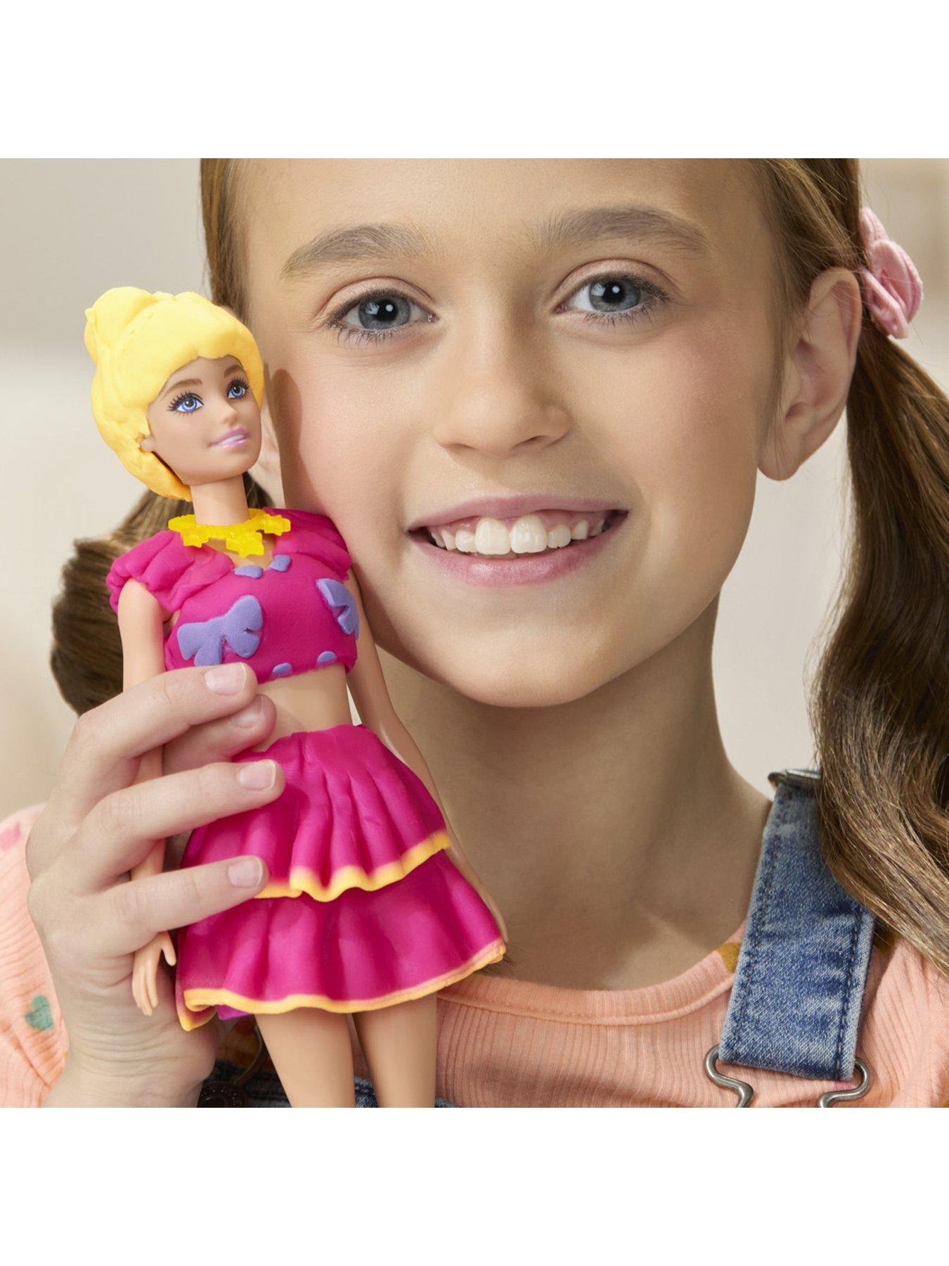 Image 6 of 7 of Play-Doh Barbie Ruffles &amp; Bows with Doll