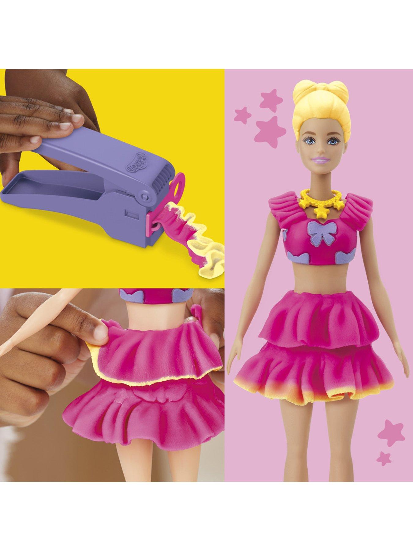Image 7 of 7 of Play-Doh Barbie Ruffles &amp; Bows with Doll