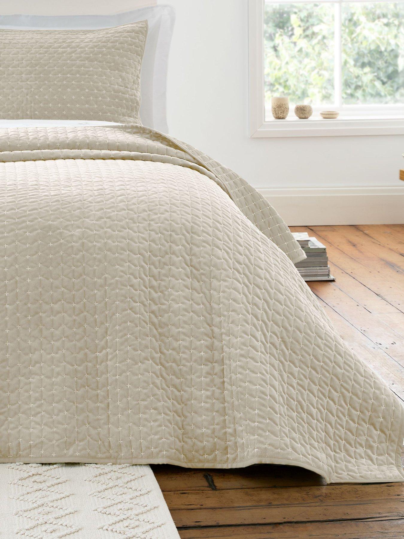 Image 1 of 3 of Bianca Attica Velvet Bedspread- 240x260cm