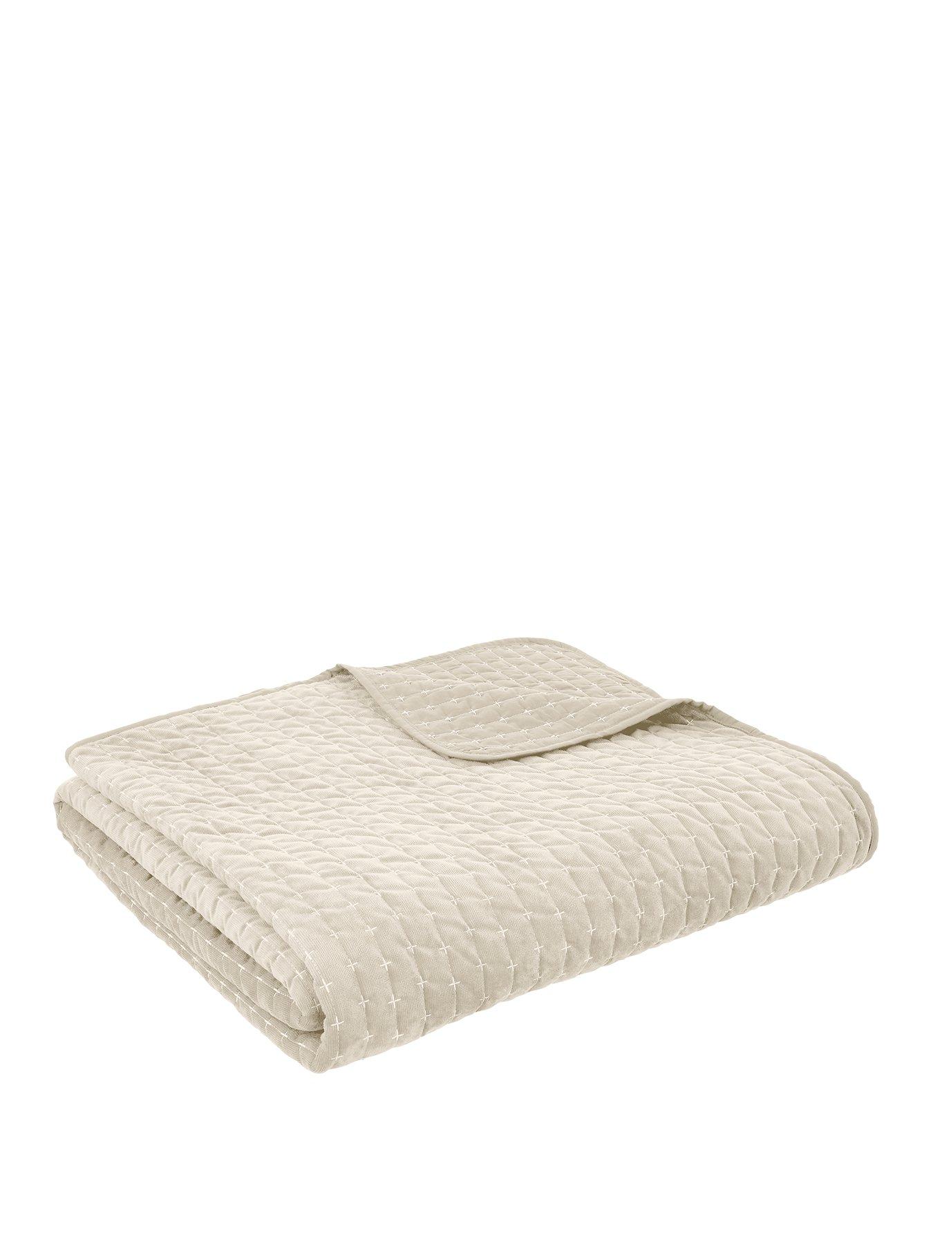 Image 2 of 3 of Bianca Attica Velvet Bedspread- 240x260cm