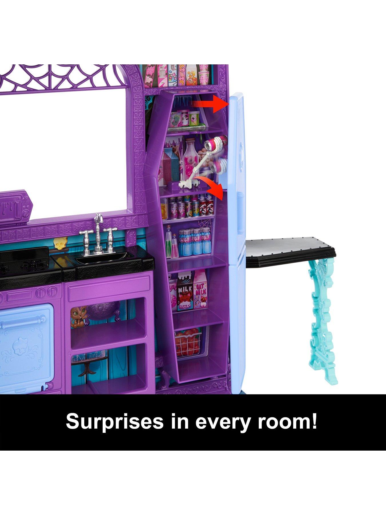 Image 4 of 7 of Monster High Monster High Boo-tique Hotel Doll House with Spooky Surprises in Every Room and 13+ Accessories
